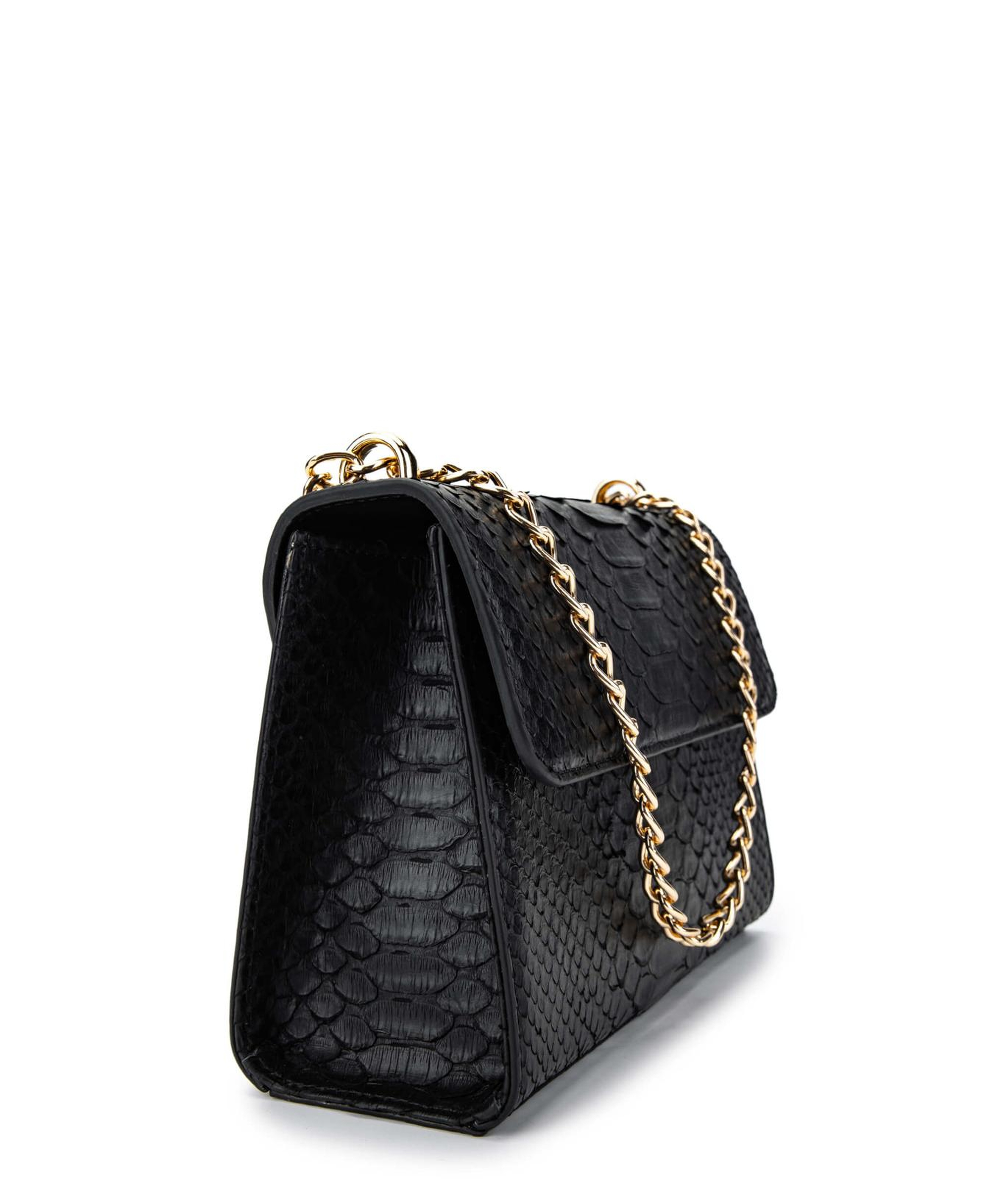 Tamer Tanca Kadın Hakiki Deri Siyah Omuz Çanta