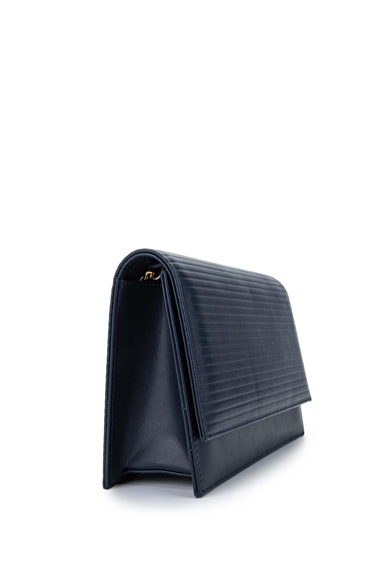 Tamer Tanca Kadın Vegan Lacivert Omuz Çanta