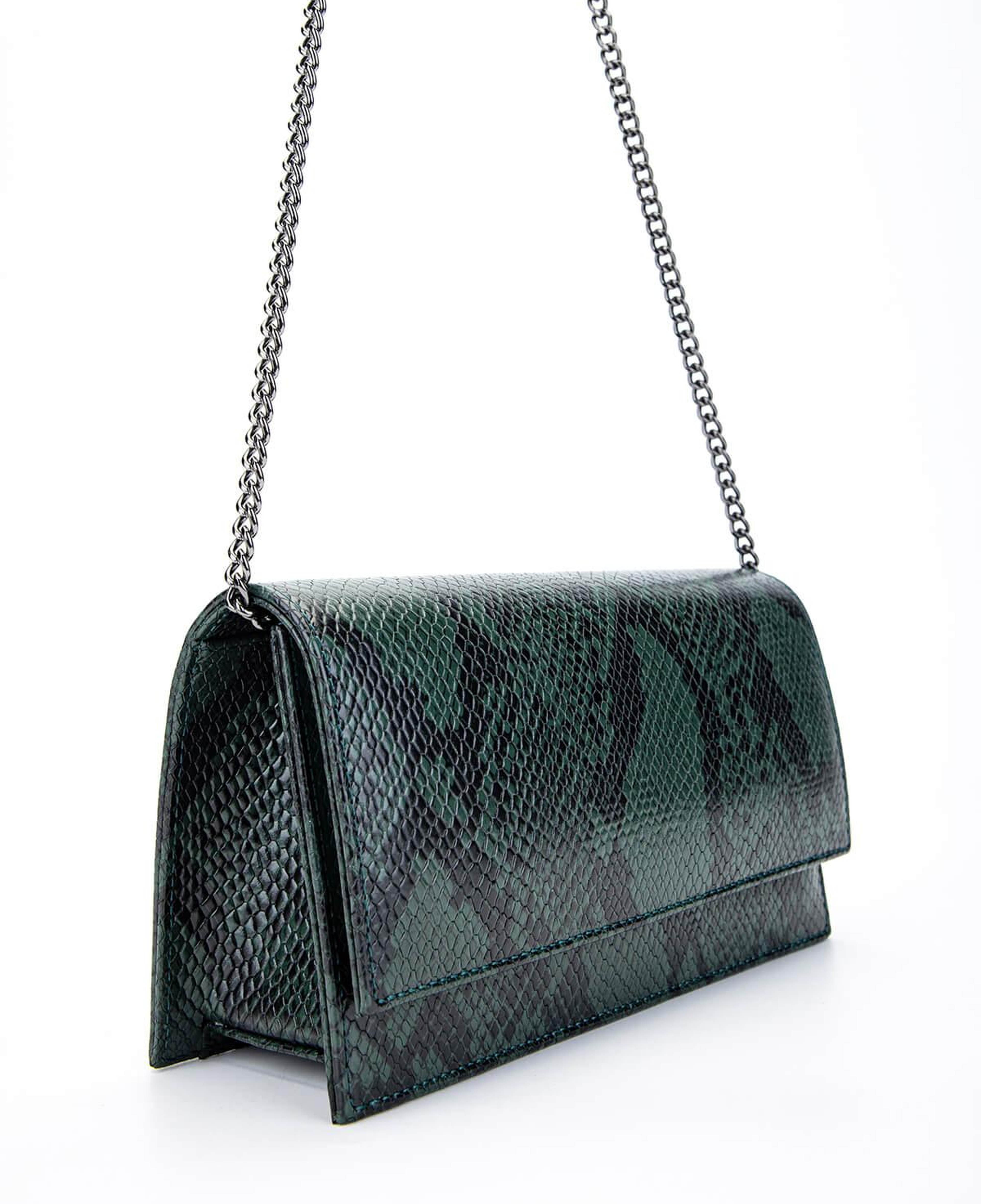 Tamer Tanca Kadın Hakiki Deri Yeşil Omuz Çanta