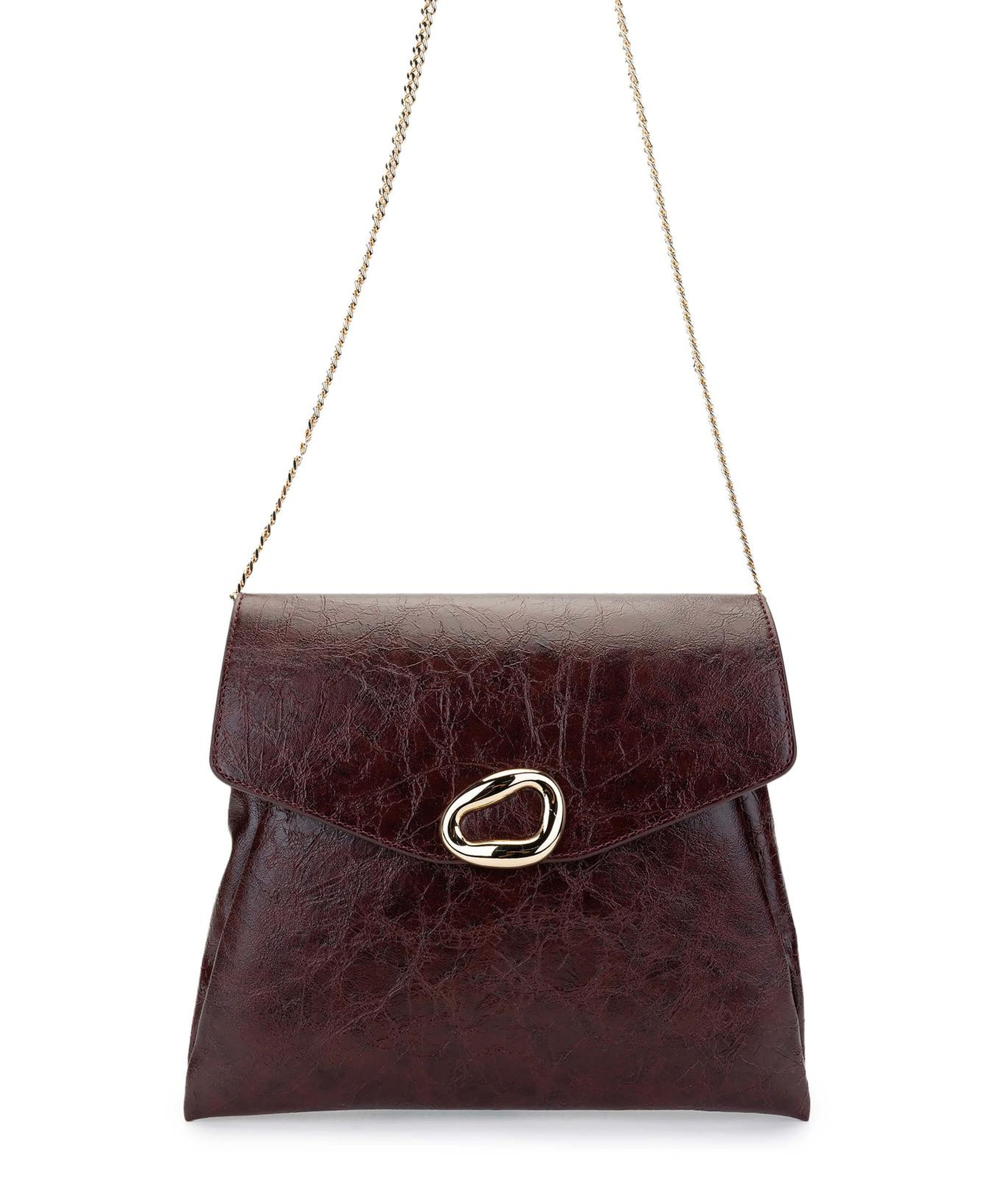 Tamer Tanca Kadın Vegan Bordo Omuz Çanta