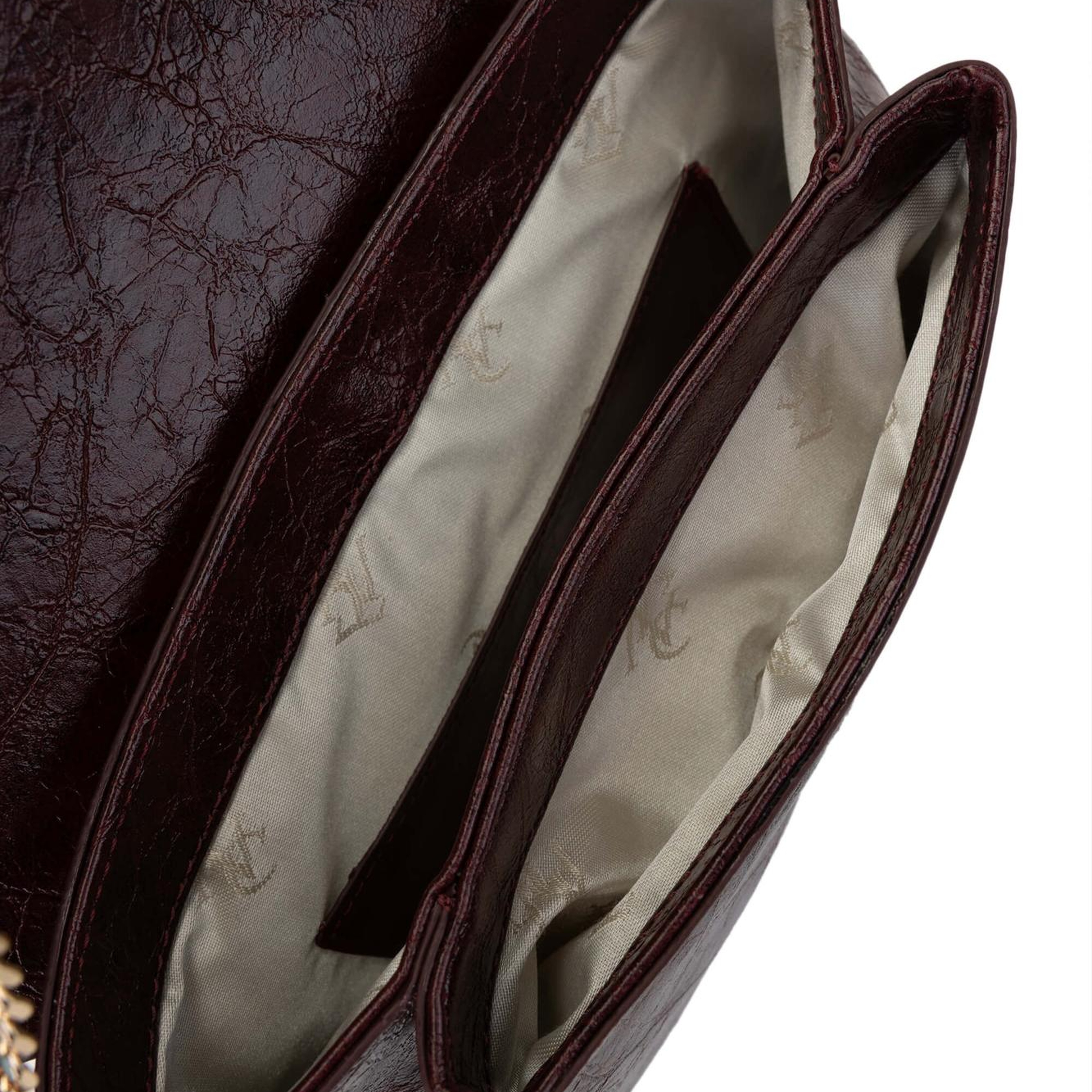 Tamer Tanca Kadın Vegan Bordo Omuz Çanta