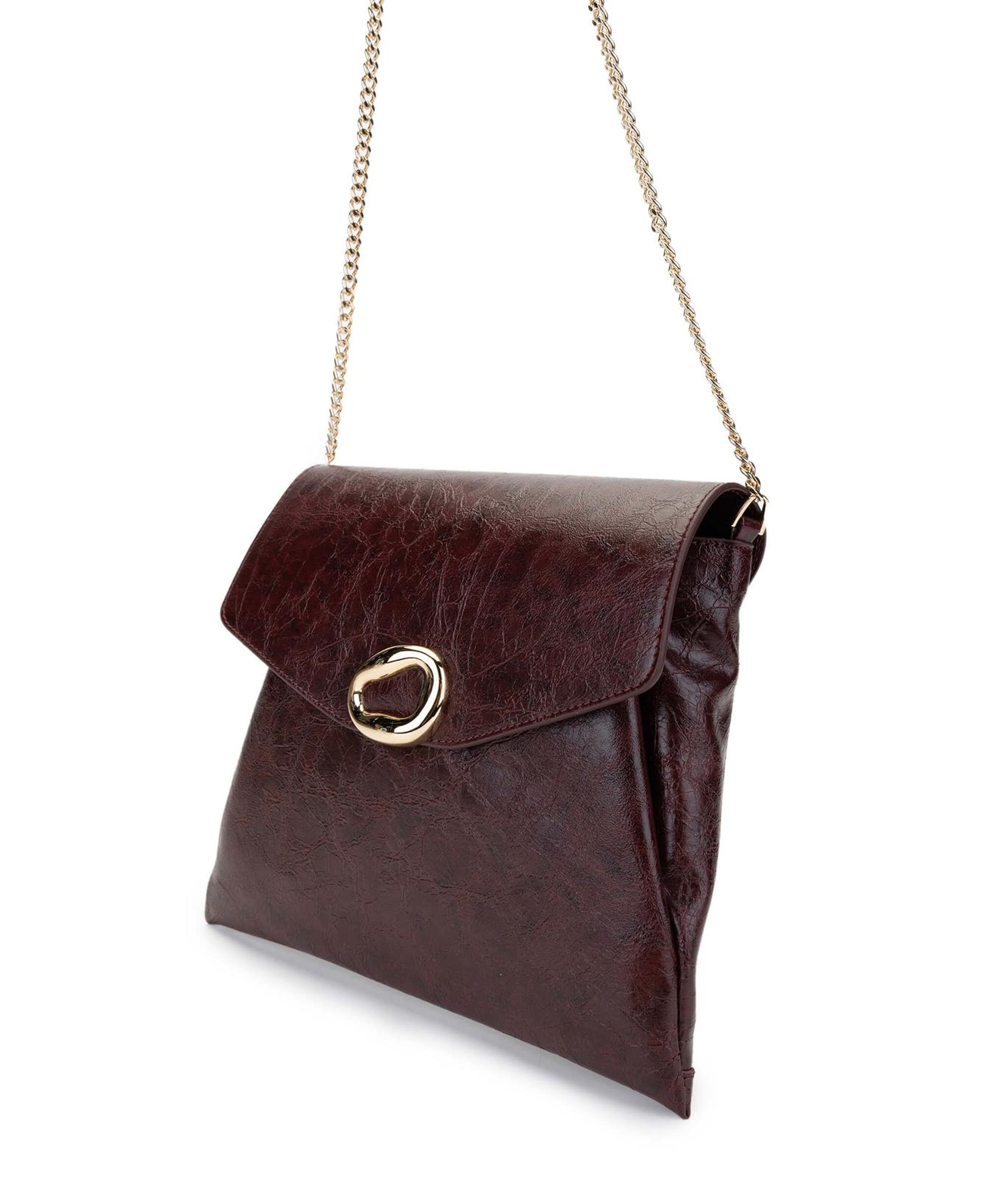 Tamer Tanca Kadın Vegan Bordo Omuz Çanta