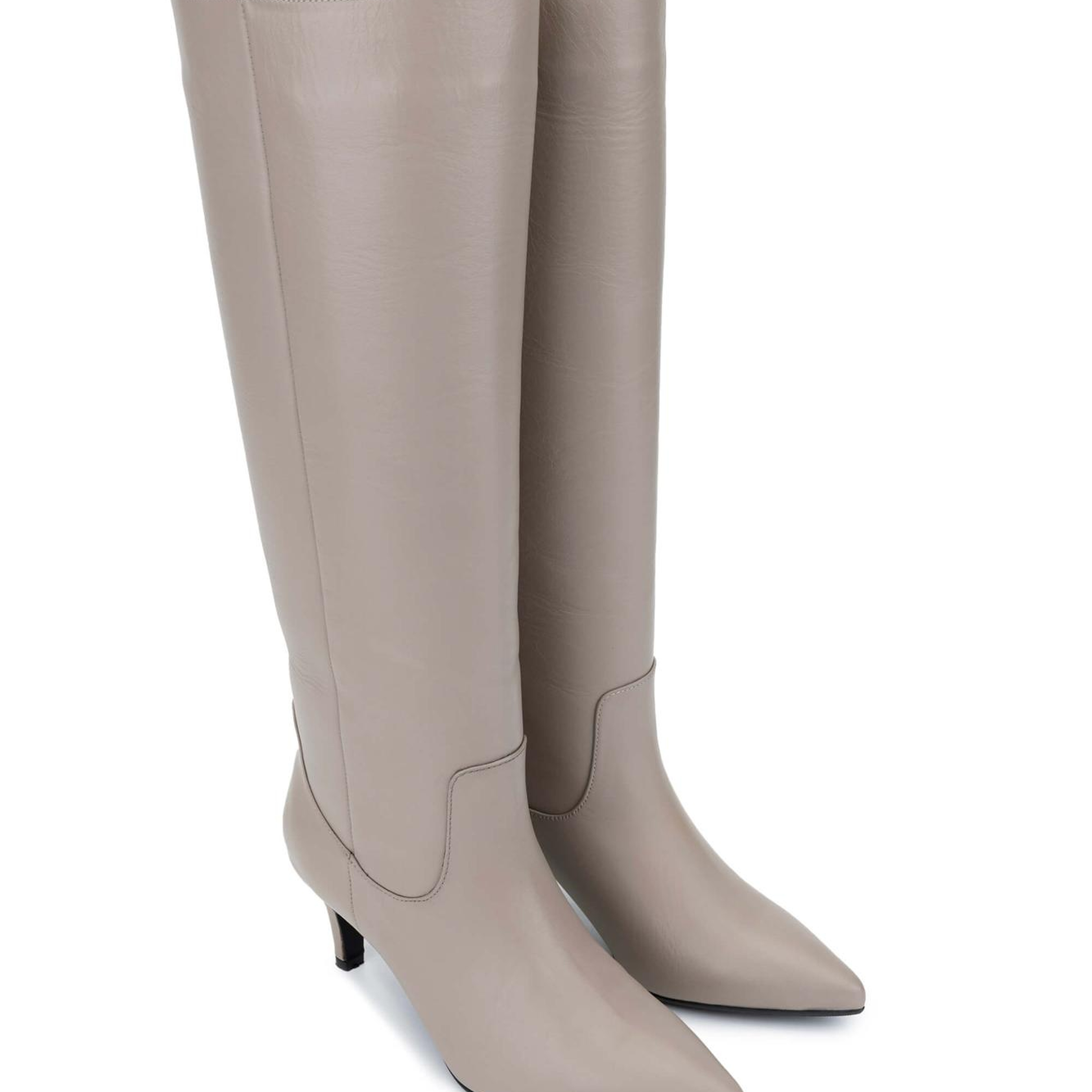 Tamer Tanca Kadın Hakiki Deri Vizon Topuklu Çizme