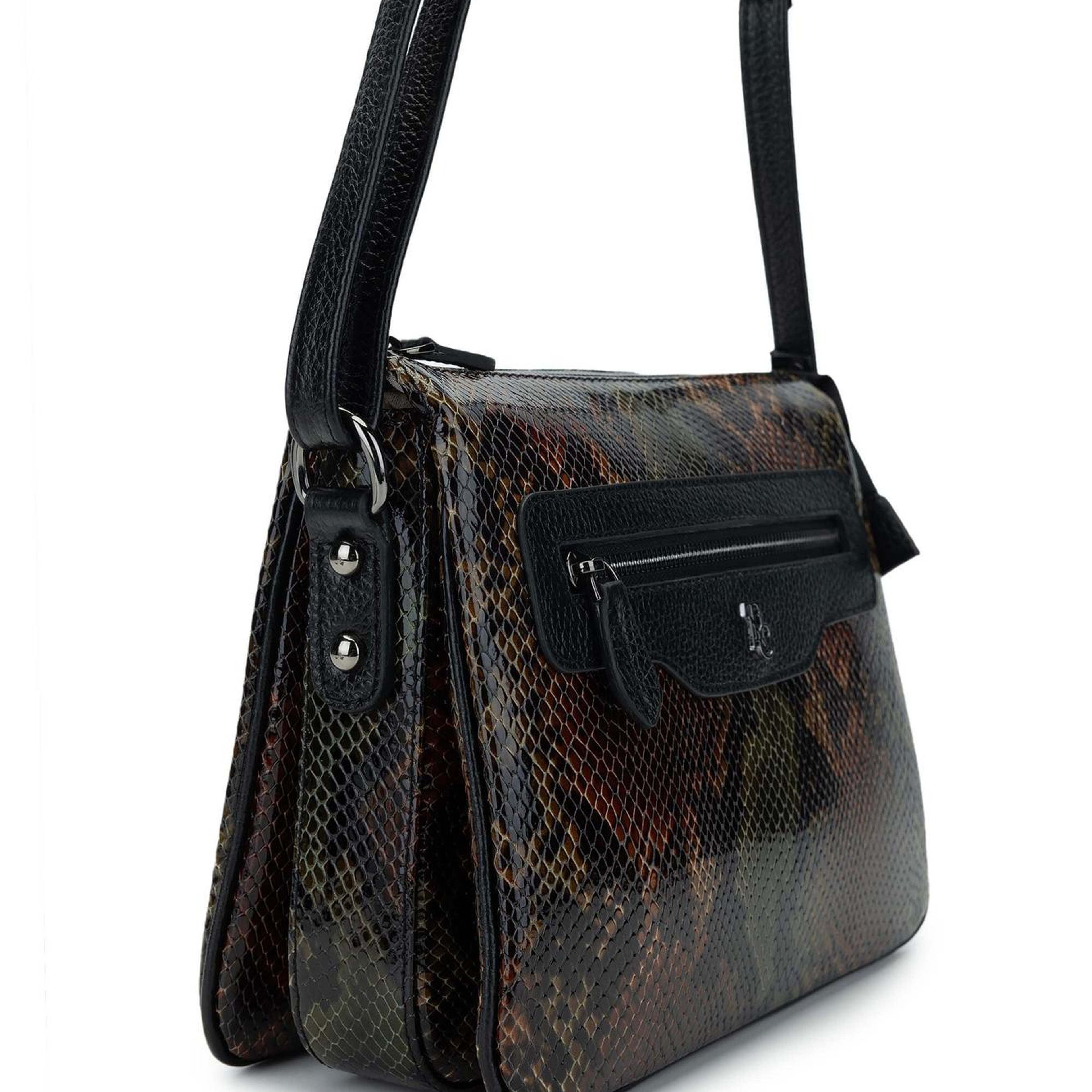 Tamer Tanca Kadın Hakiki Deri Yeşil Omuz Çanta