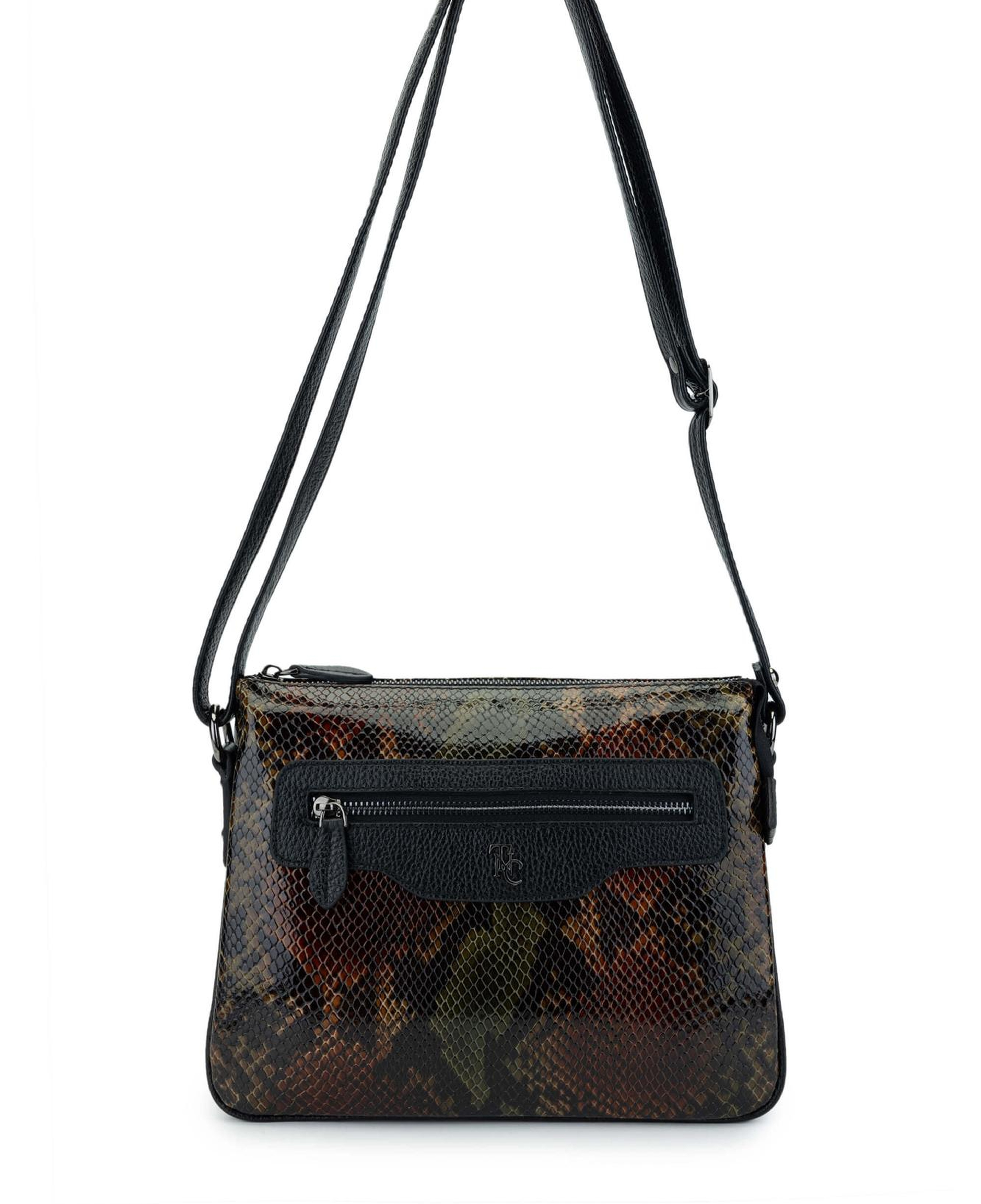 Tamer Tanca Kadın Hakiki Deri Yeşil Omuz Çanta