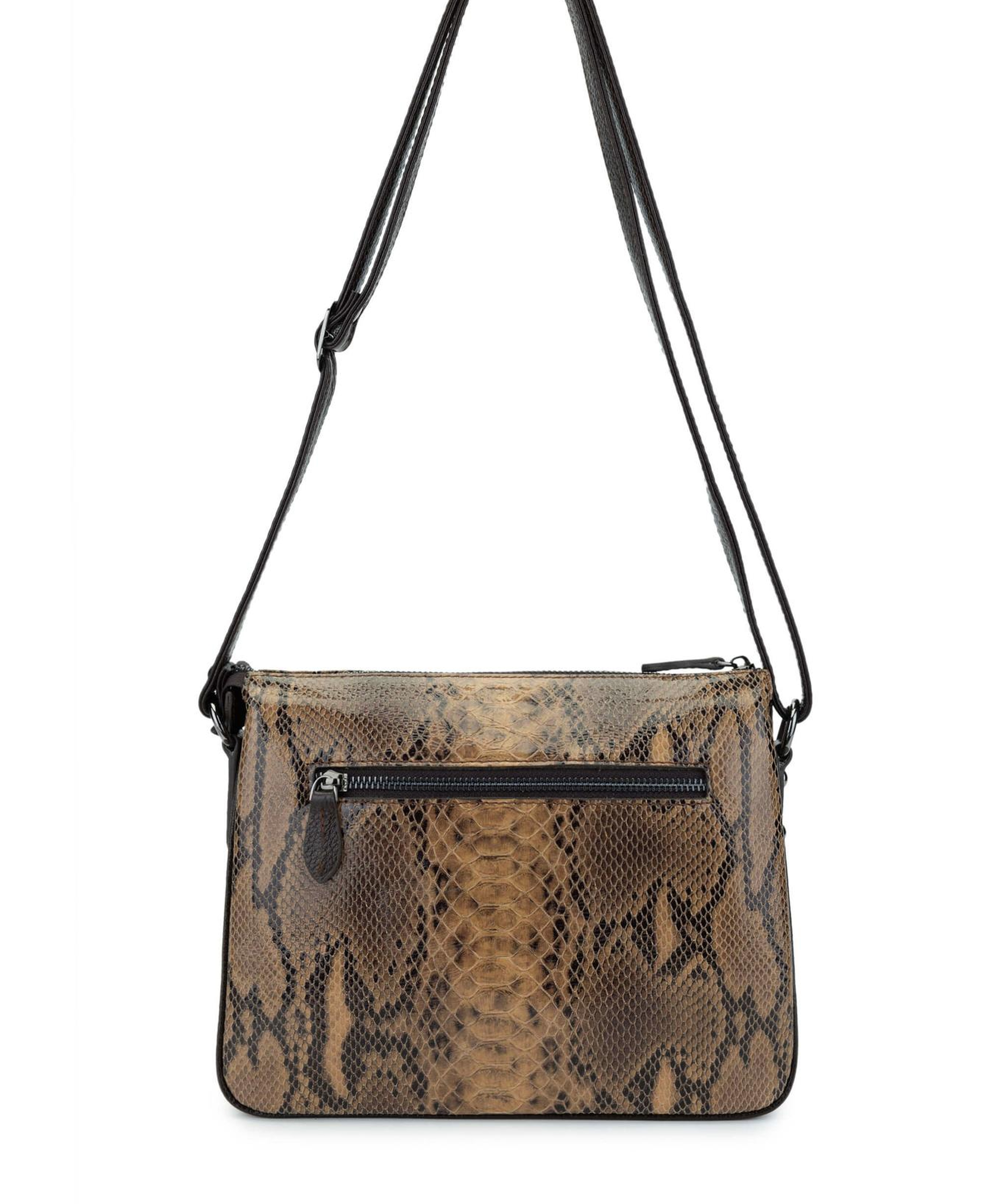 Tamer Tanca Kadın Hakiki Deri Kahverengi Omuz Çanta