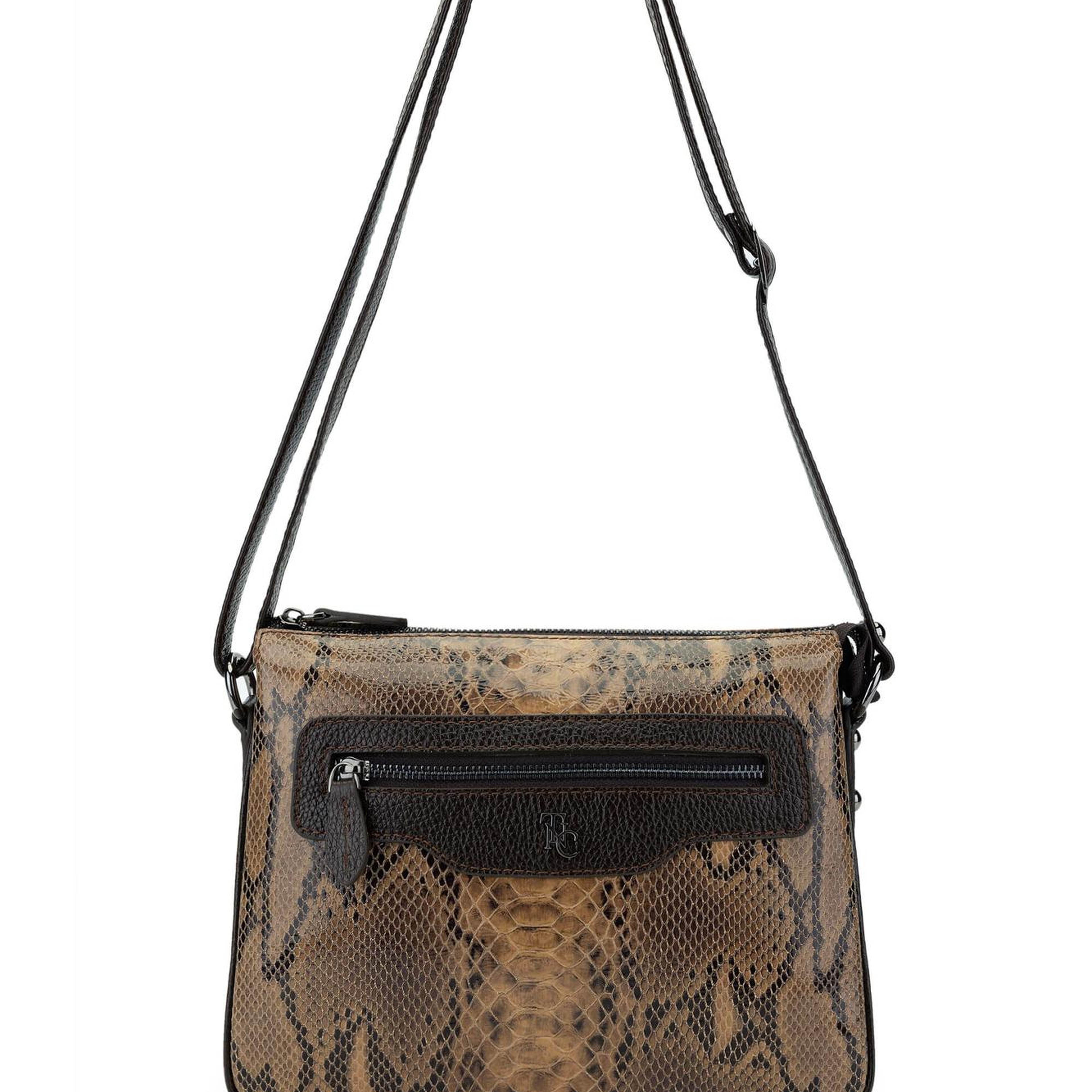 Tamer Tanca Kadın Hakiki Deri Kahverengi Omuz Çanta