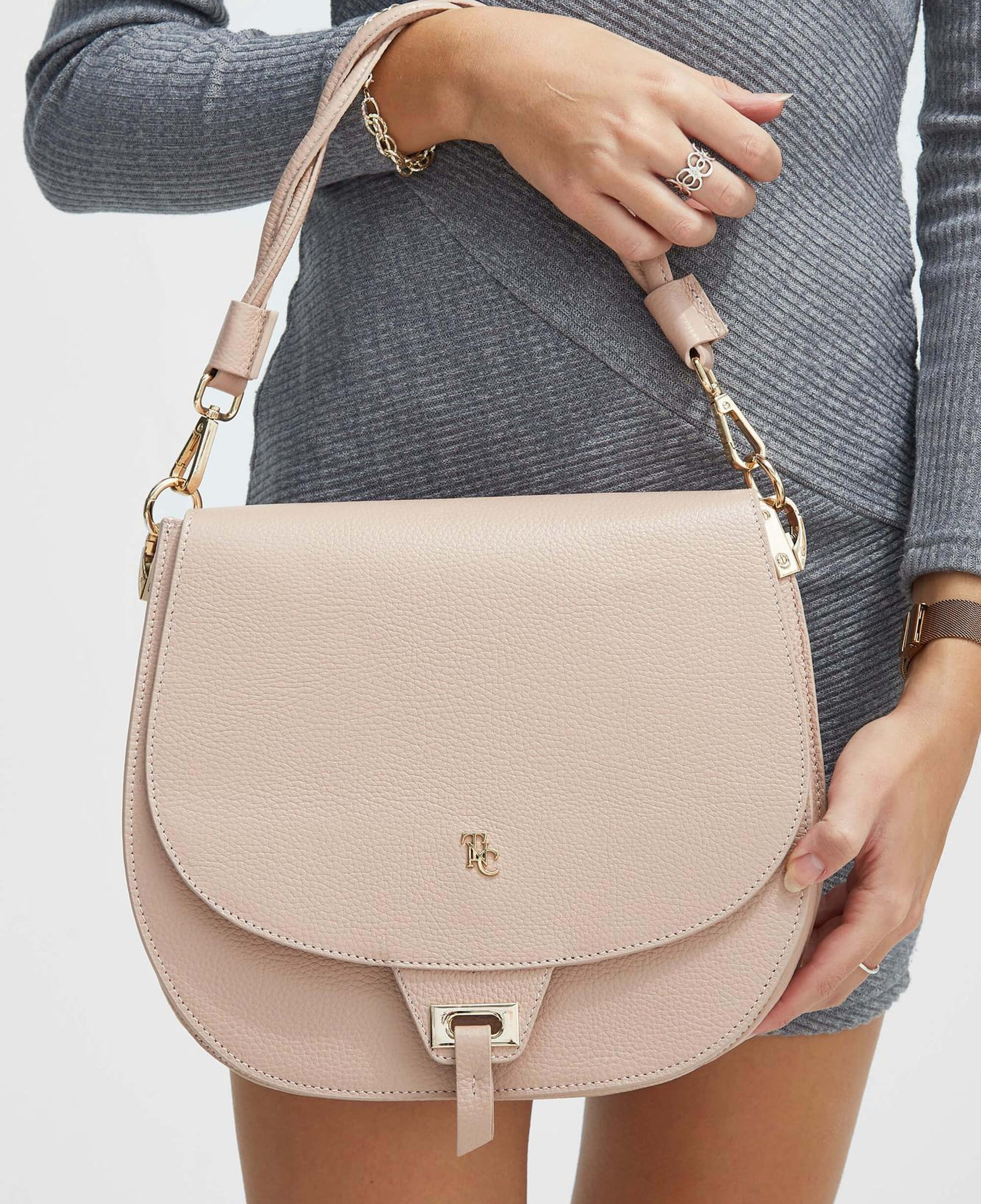 Tamer Tanca Kadın Hakiki Deri Pudra Kol Çantası