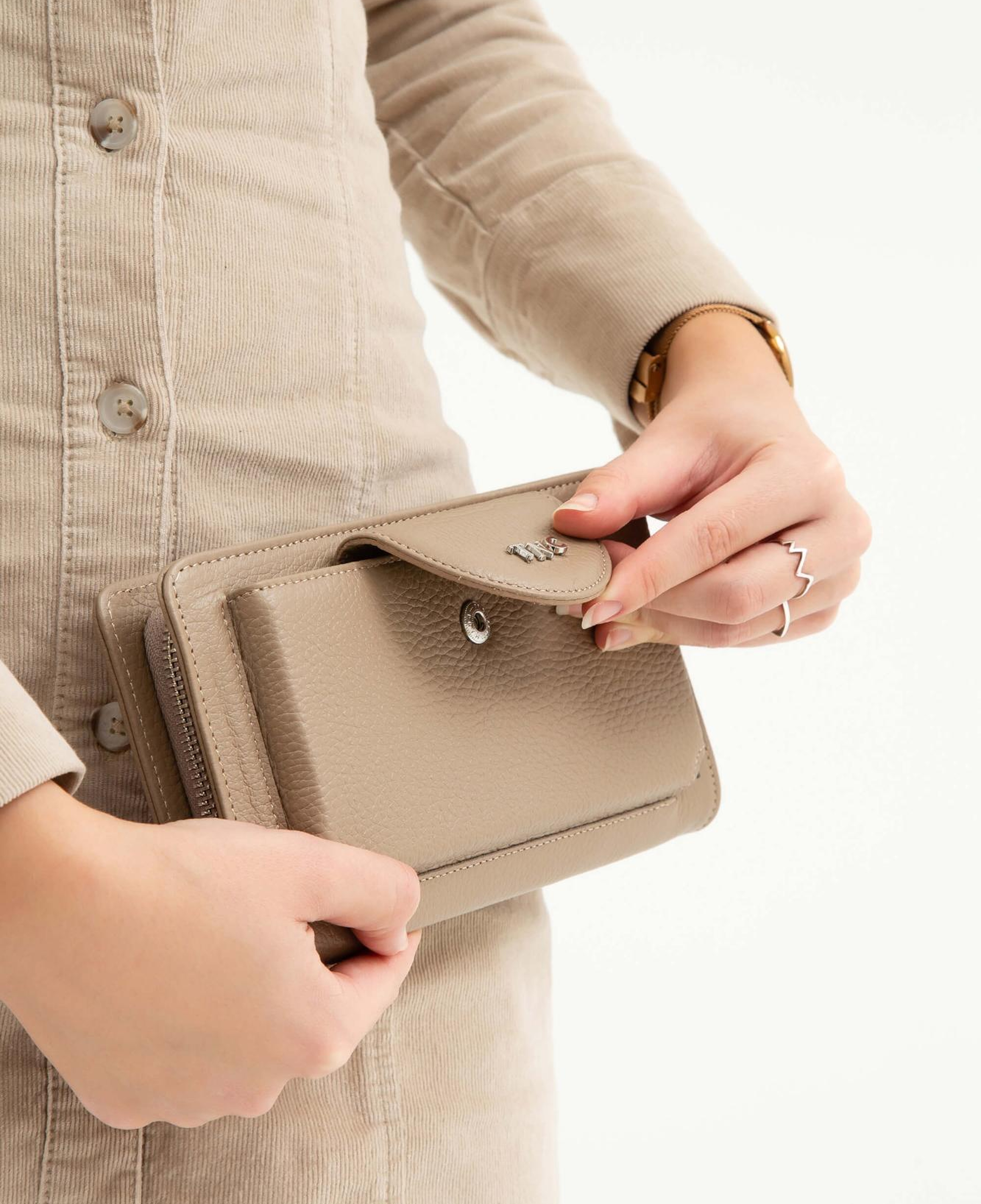 Tamer Tanca Kadın Hakiki Deri Vizon Günlük Cuzdan