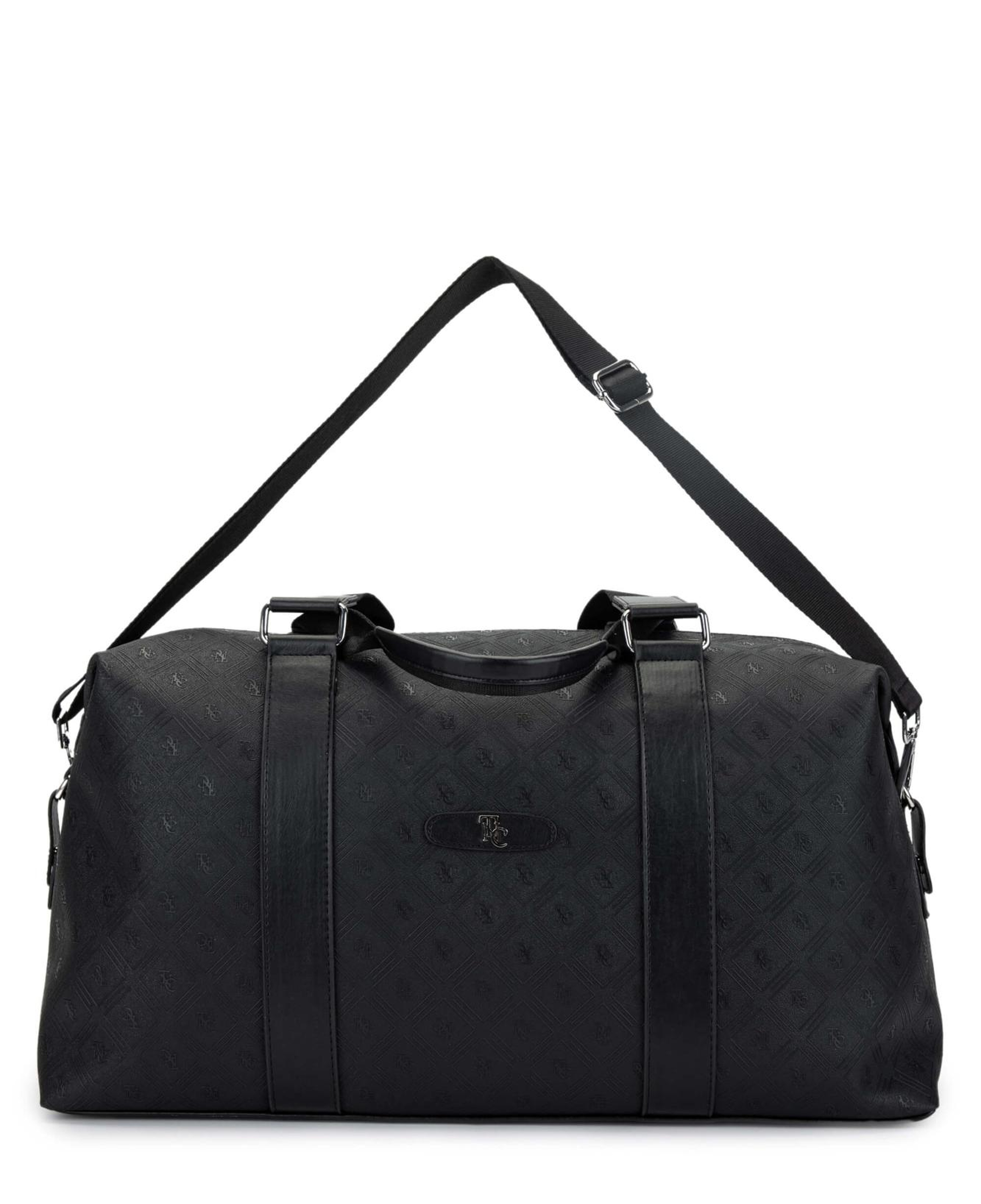 Tamer Tanca Kadın Vegan Siyah El Valizi Çanta