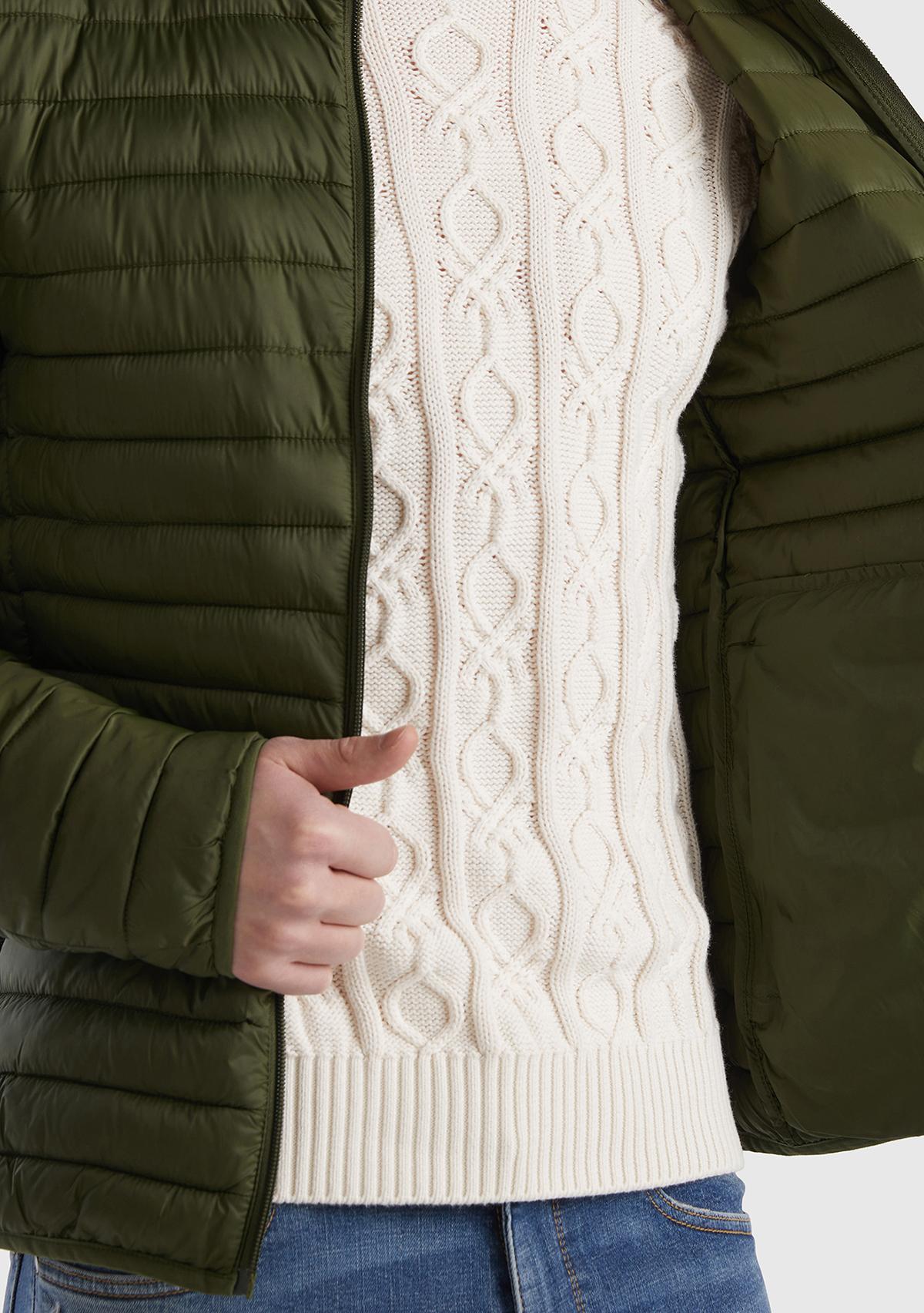 Erkek Koyu Yeşil Pufa Mont