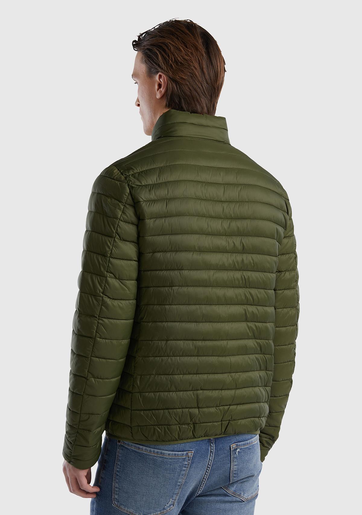 Erkek Koyu Yeşil Pufa Mont