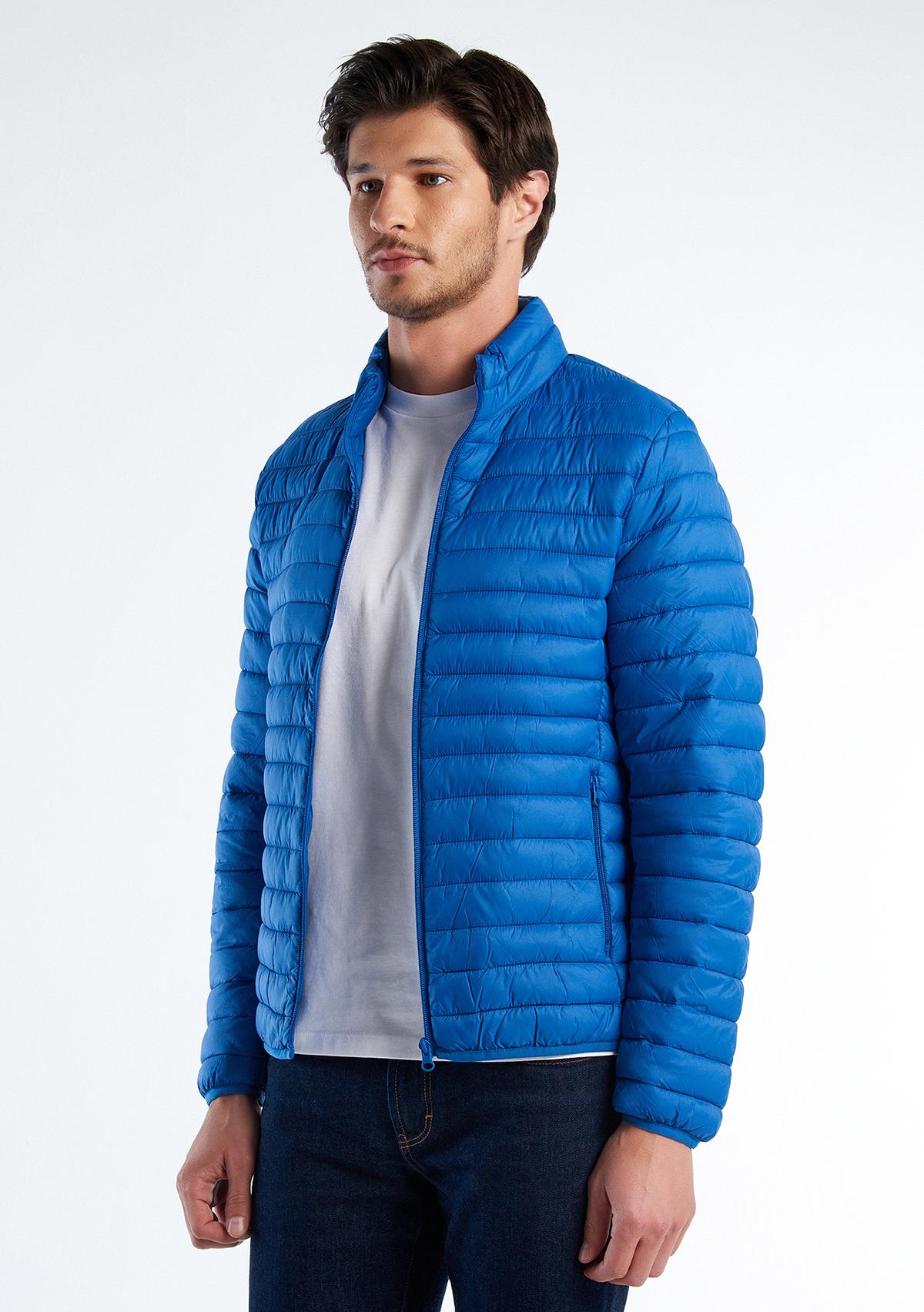 Erkek Koyu Mavi Pufa Mont