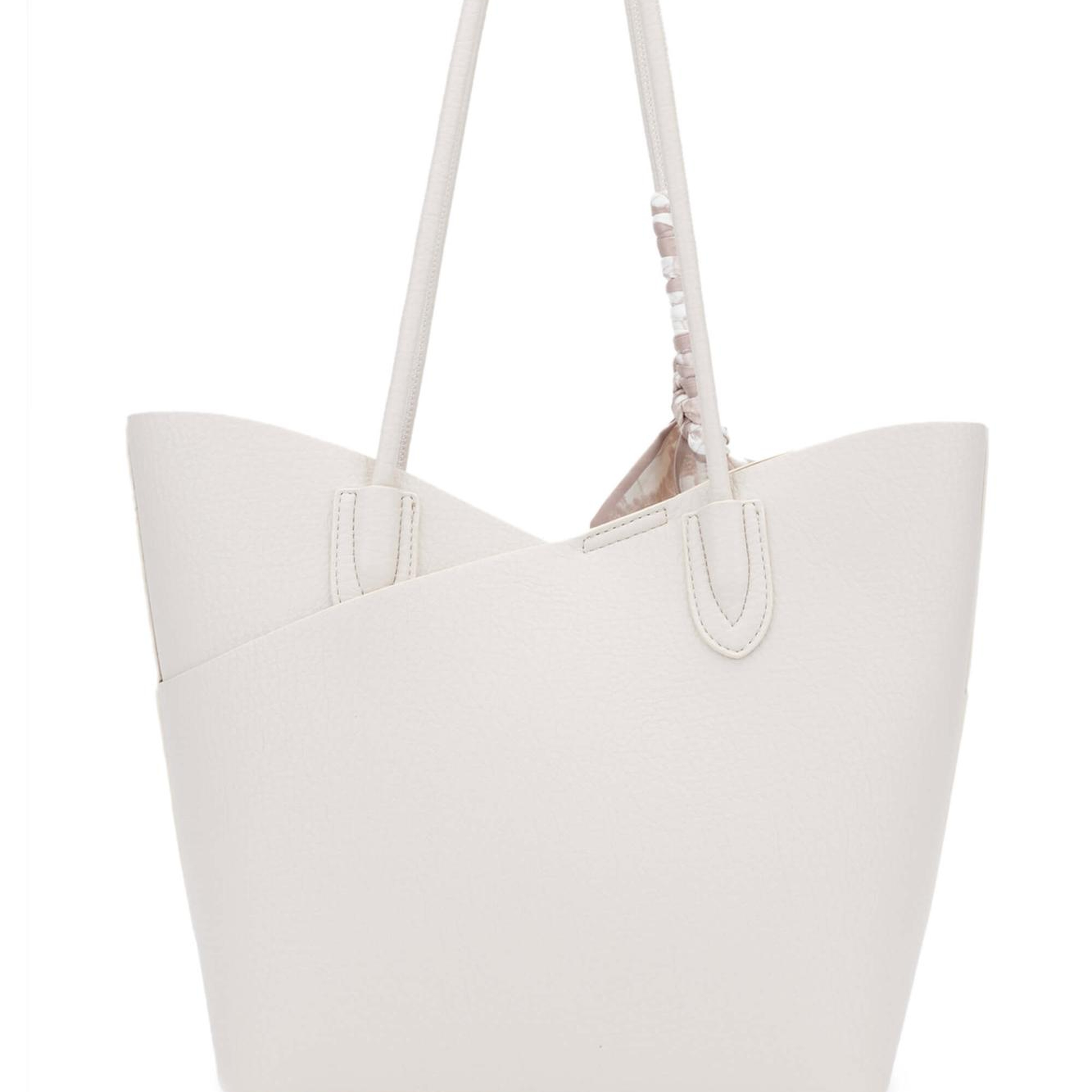 Tamer Tanca Kadın Suni Deri Bej Kol Çantası