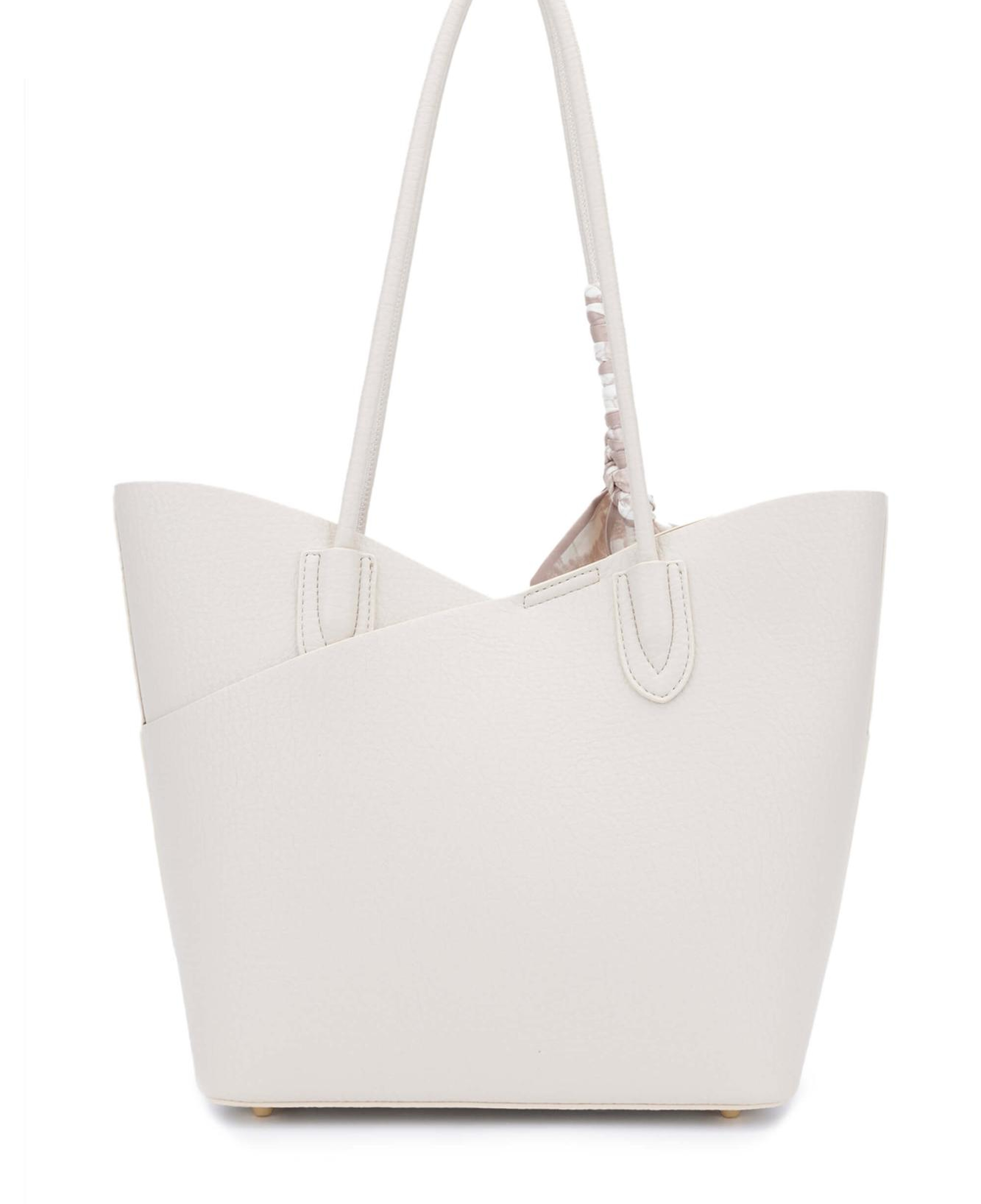 Tamer Tanca Kadın Suni Deri Bej Kol Çantası