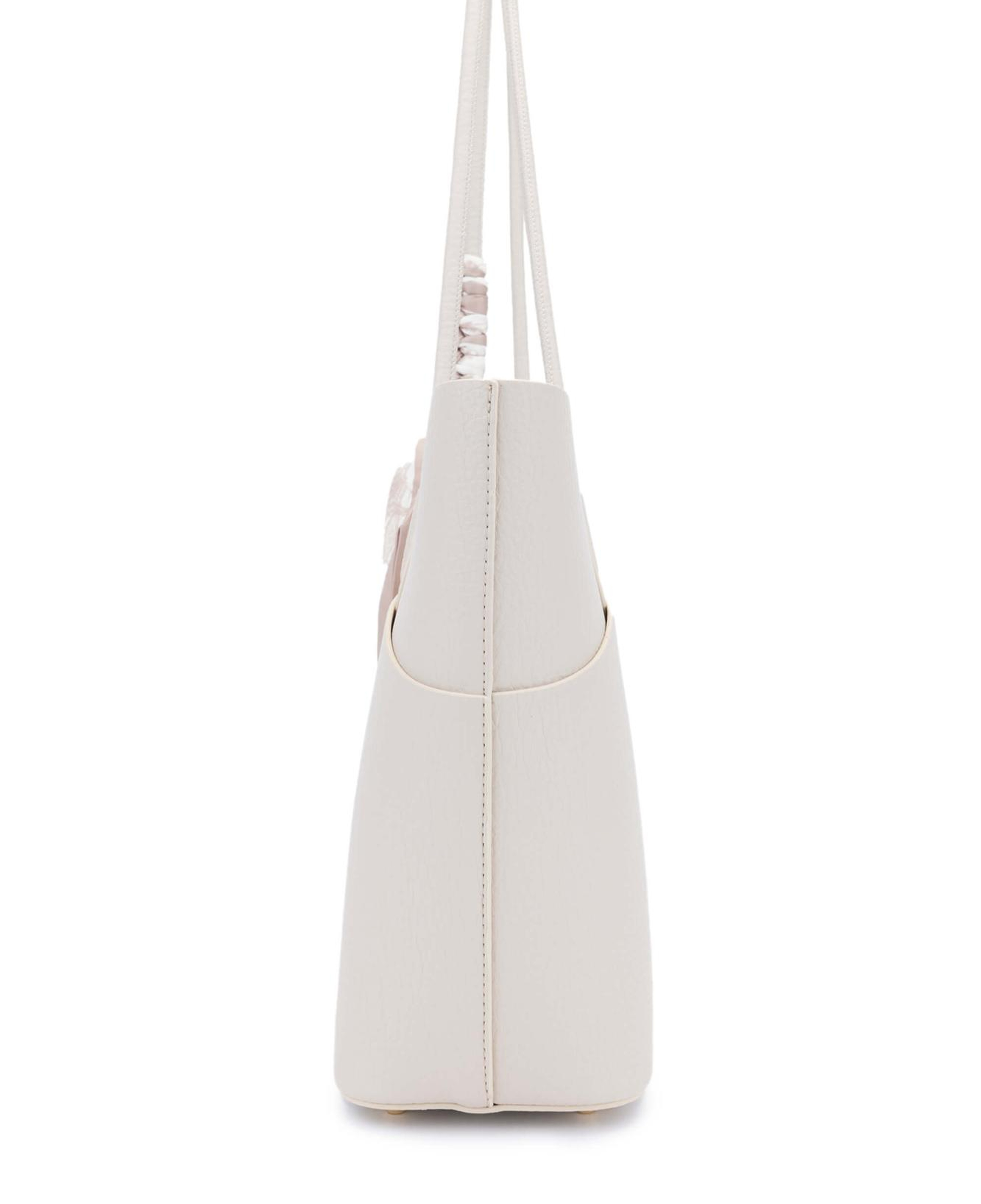 Tamer Tanca Kadın Suni Deri Bej Kol Çantası