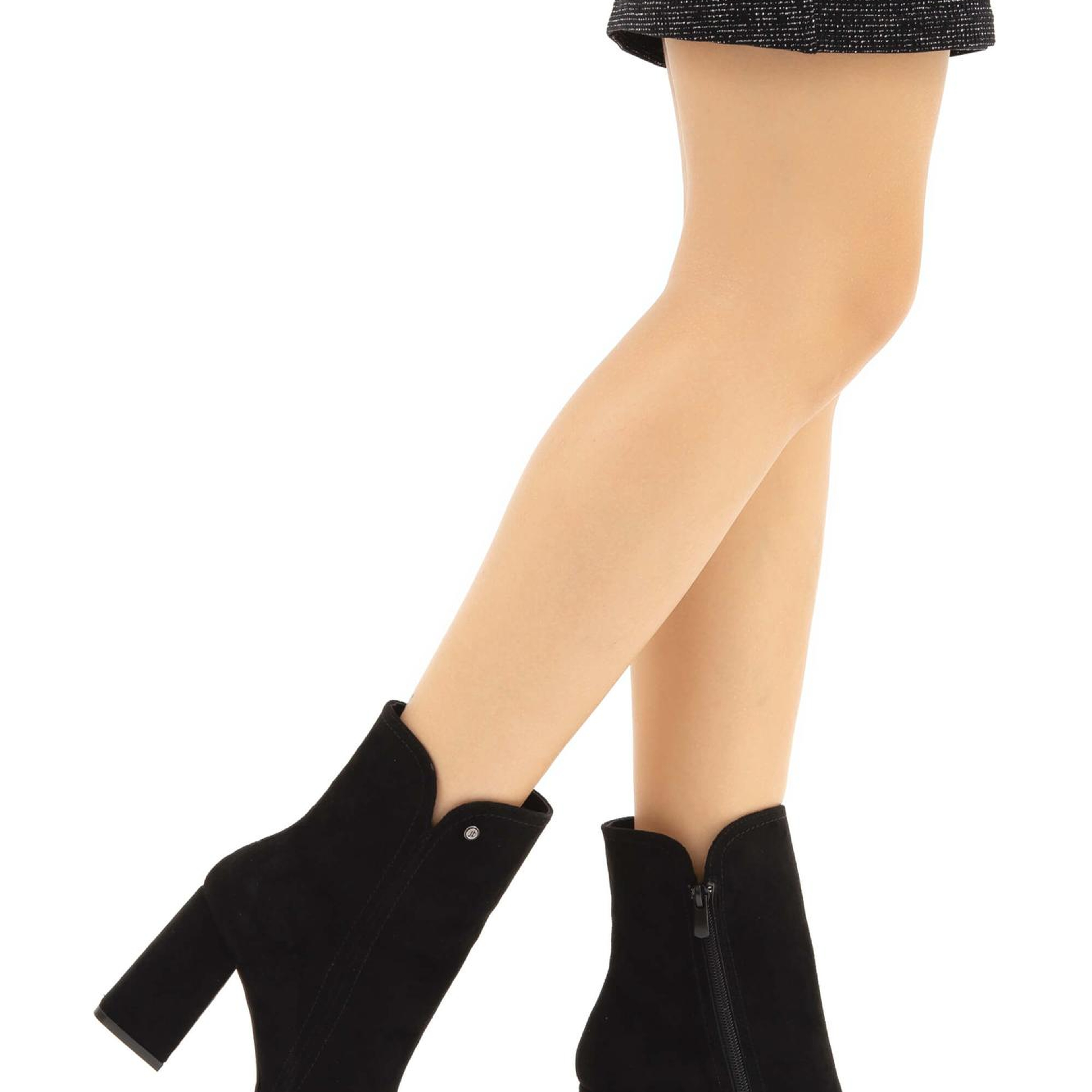 Tamer Tanca Kadın Vegan Siyah Süet Casual Bot