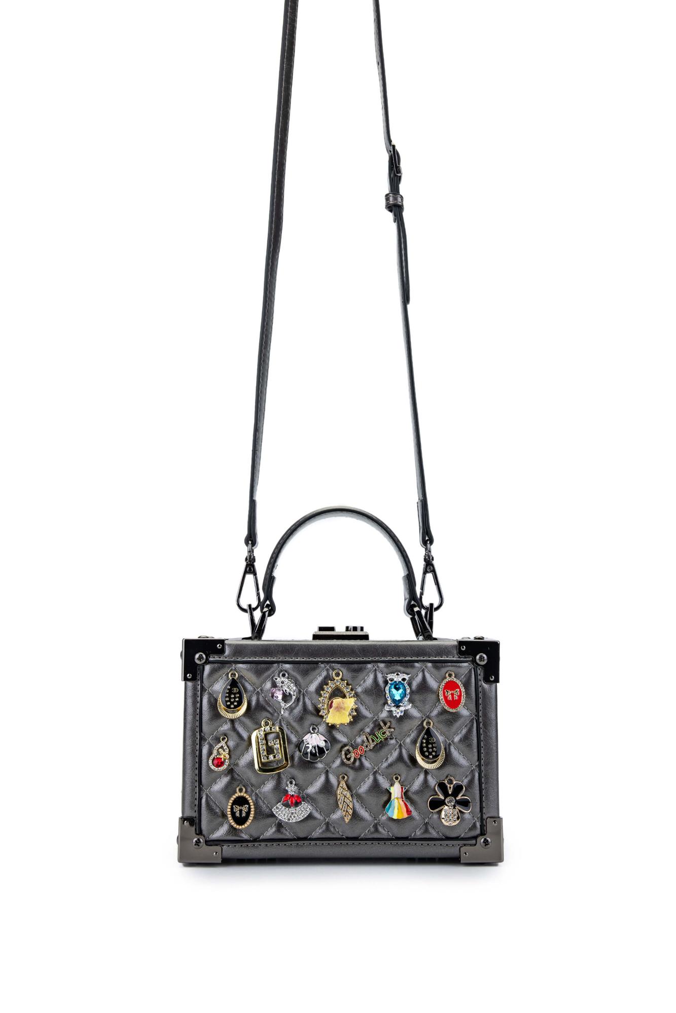 Tamer Tanca Kadın Vegan Metalik Kol Çantası