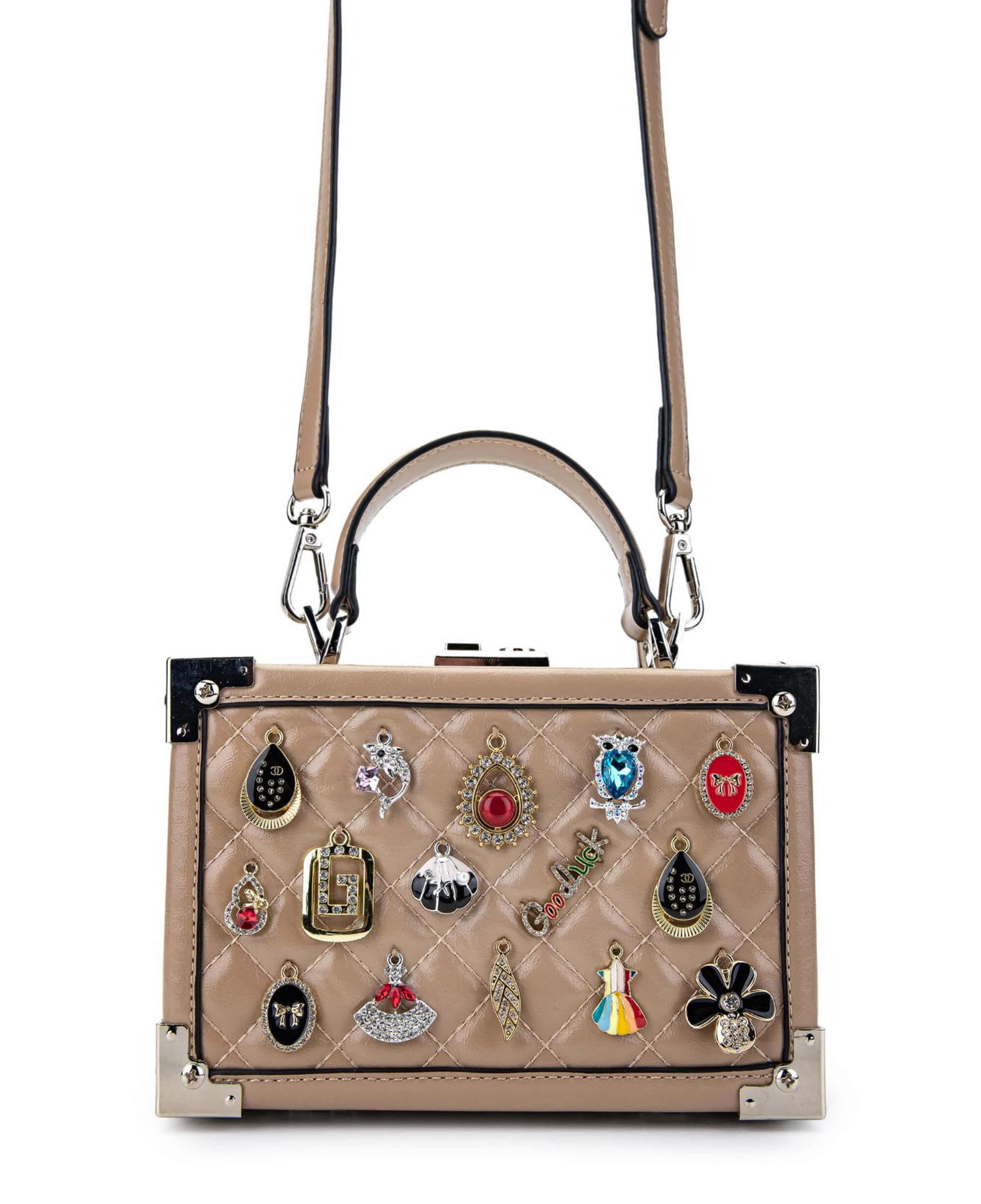 Tamer Tanca Kadın Vegan Taupe Kol Çantası