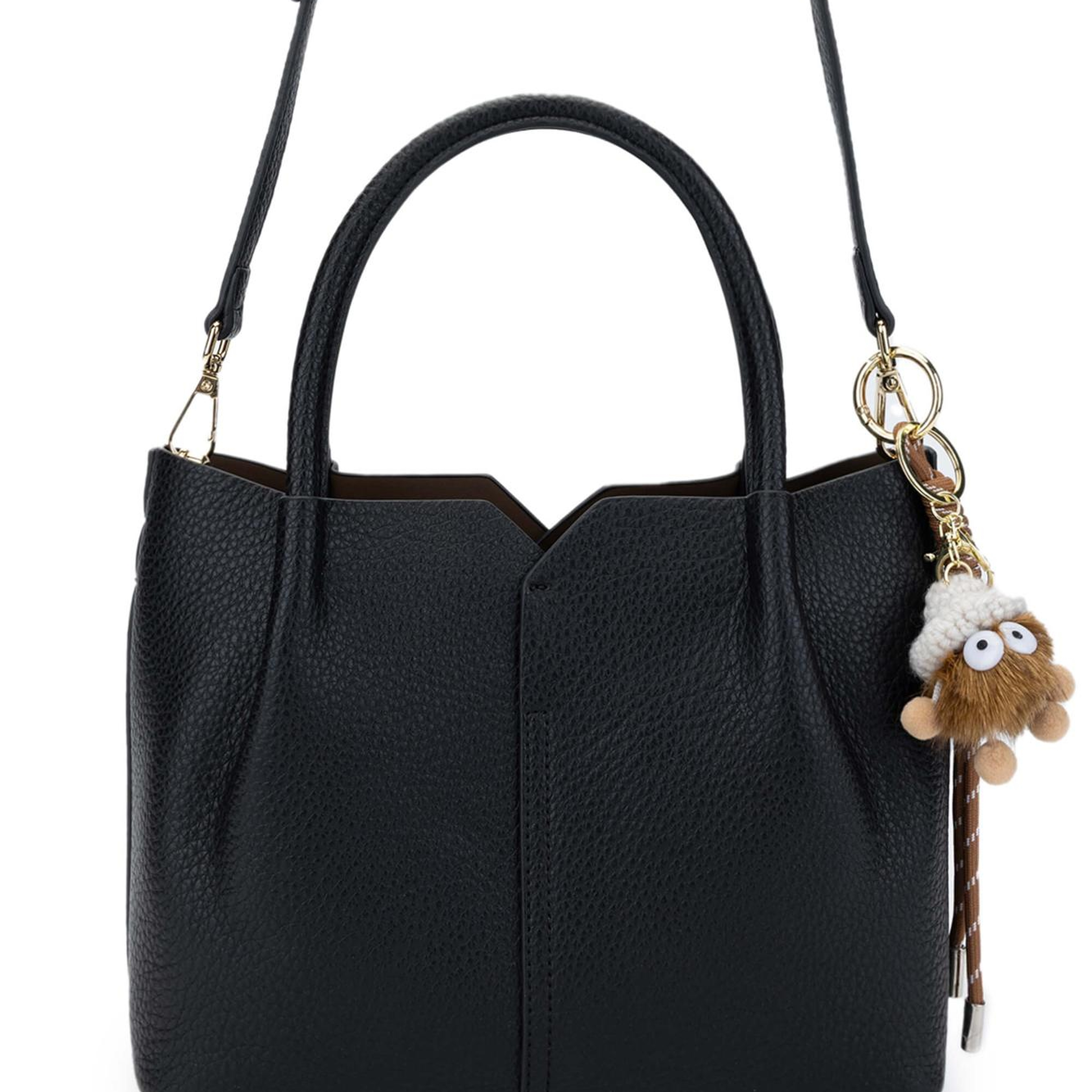 Tamer Tanca Kadın Vegan Siyah Omuz Çanta