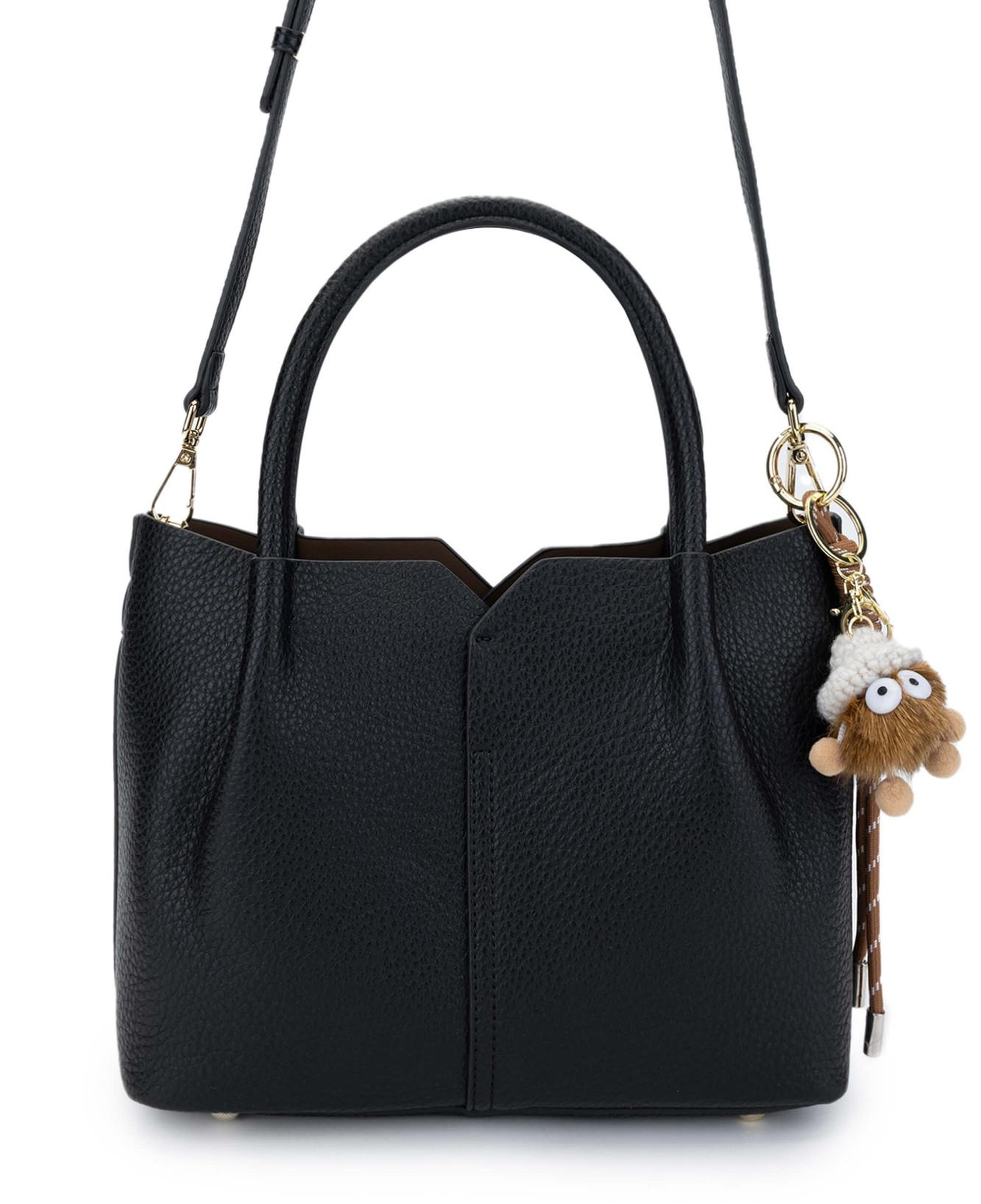 Tamer Tanca Kadın Vegan Siyah Omuz Çanta