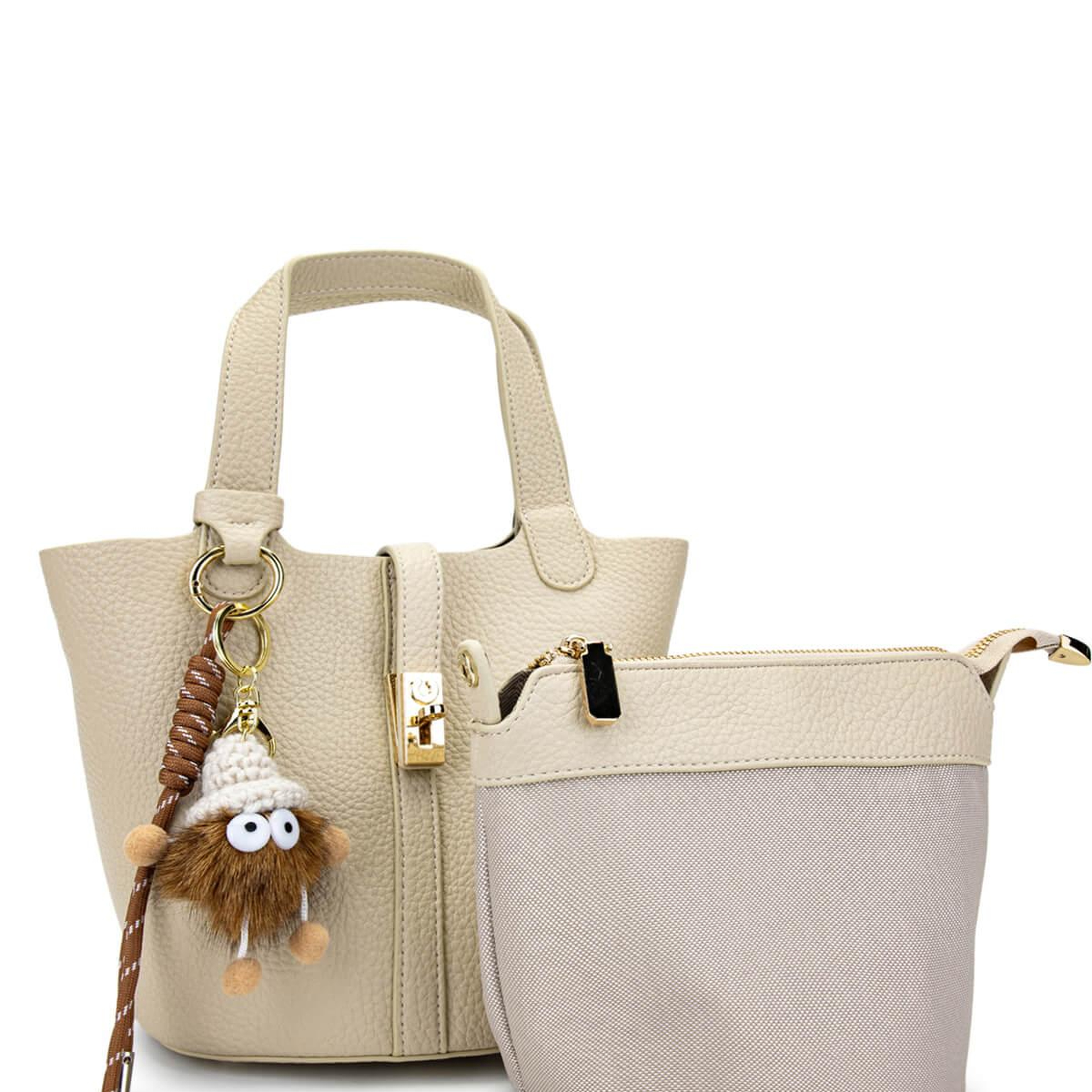 Tamer Tanca Kadın Vegan Bej Omuz Çanta