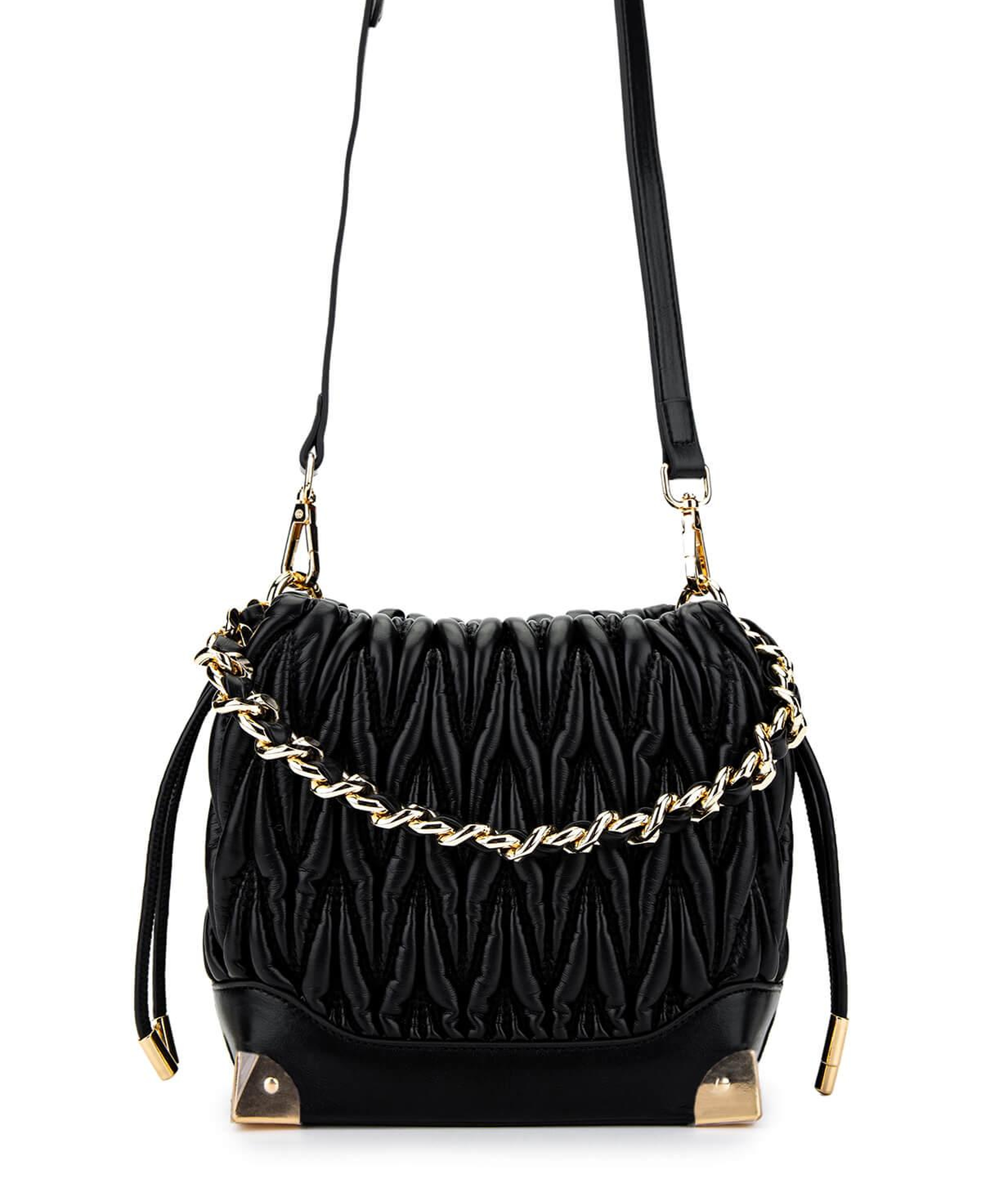 Tamer Tanca Kadın Vegan Siyah Omuz Çanta