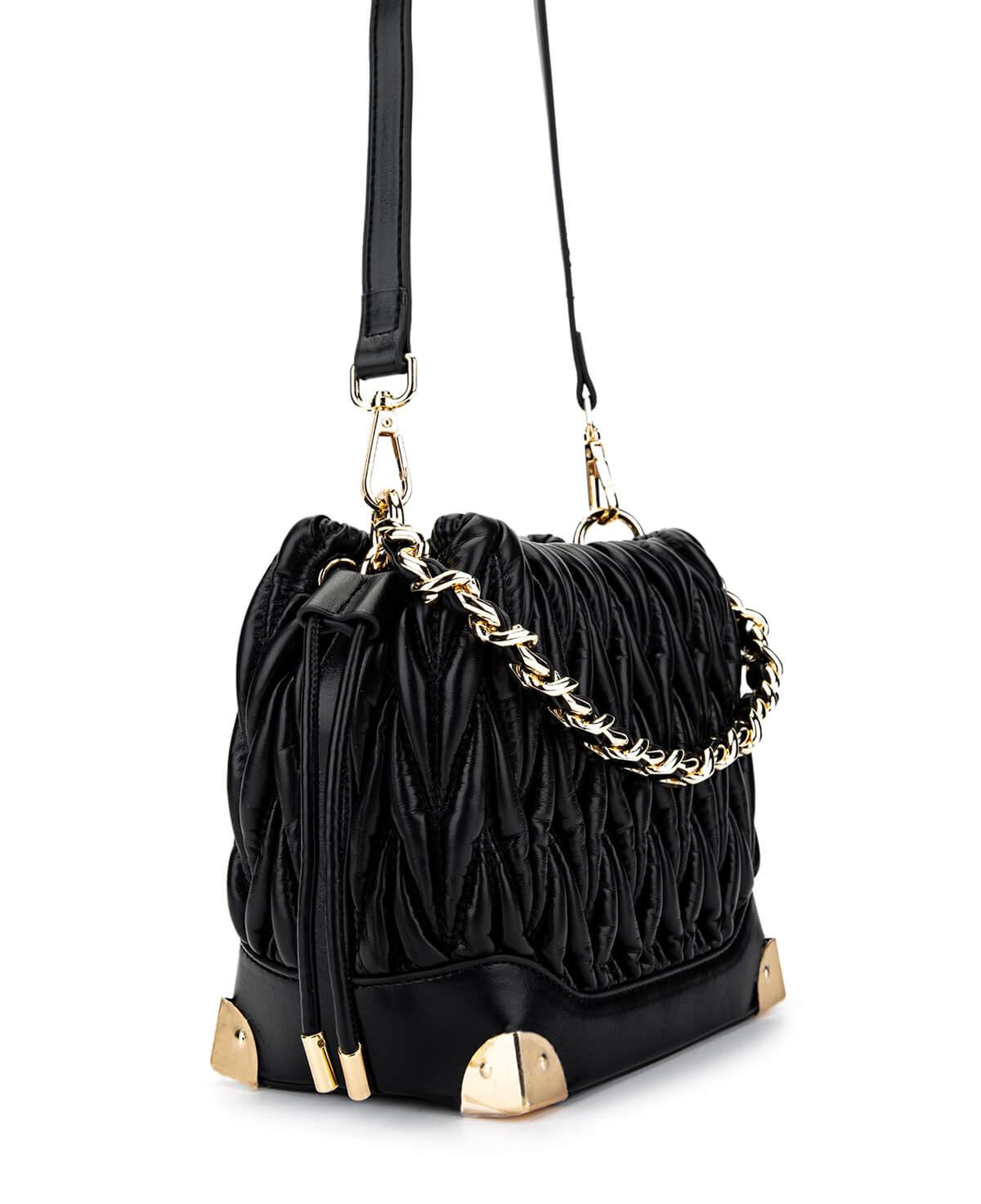 Tamer Tanca Kadın Vegan Siyah Omuz Çanta