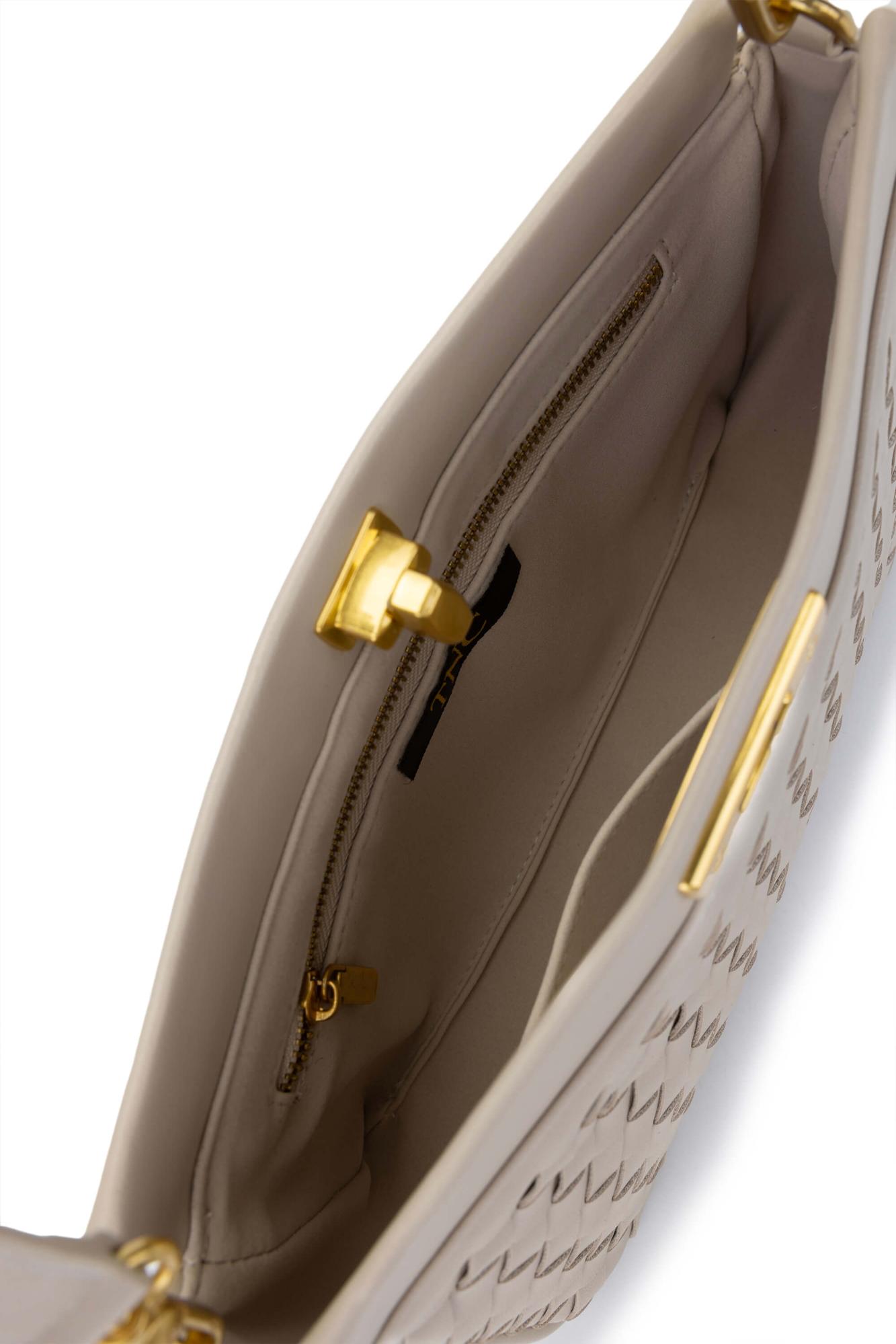 Tamer Tanca Kadın Vegan Bej Omuz Çanta