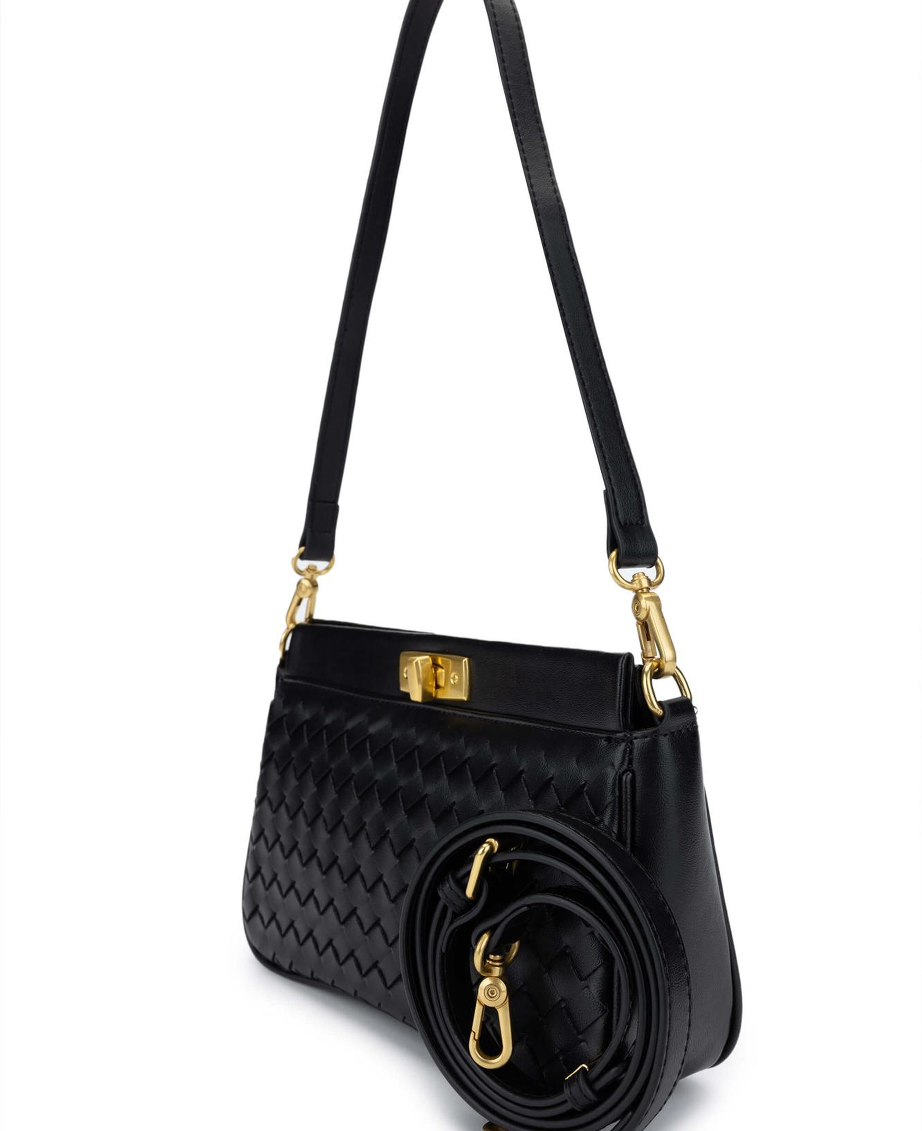 Tamer Tanca Kadın Vegan Siyah Omuz Çanta