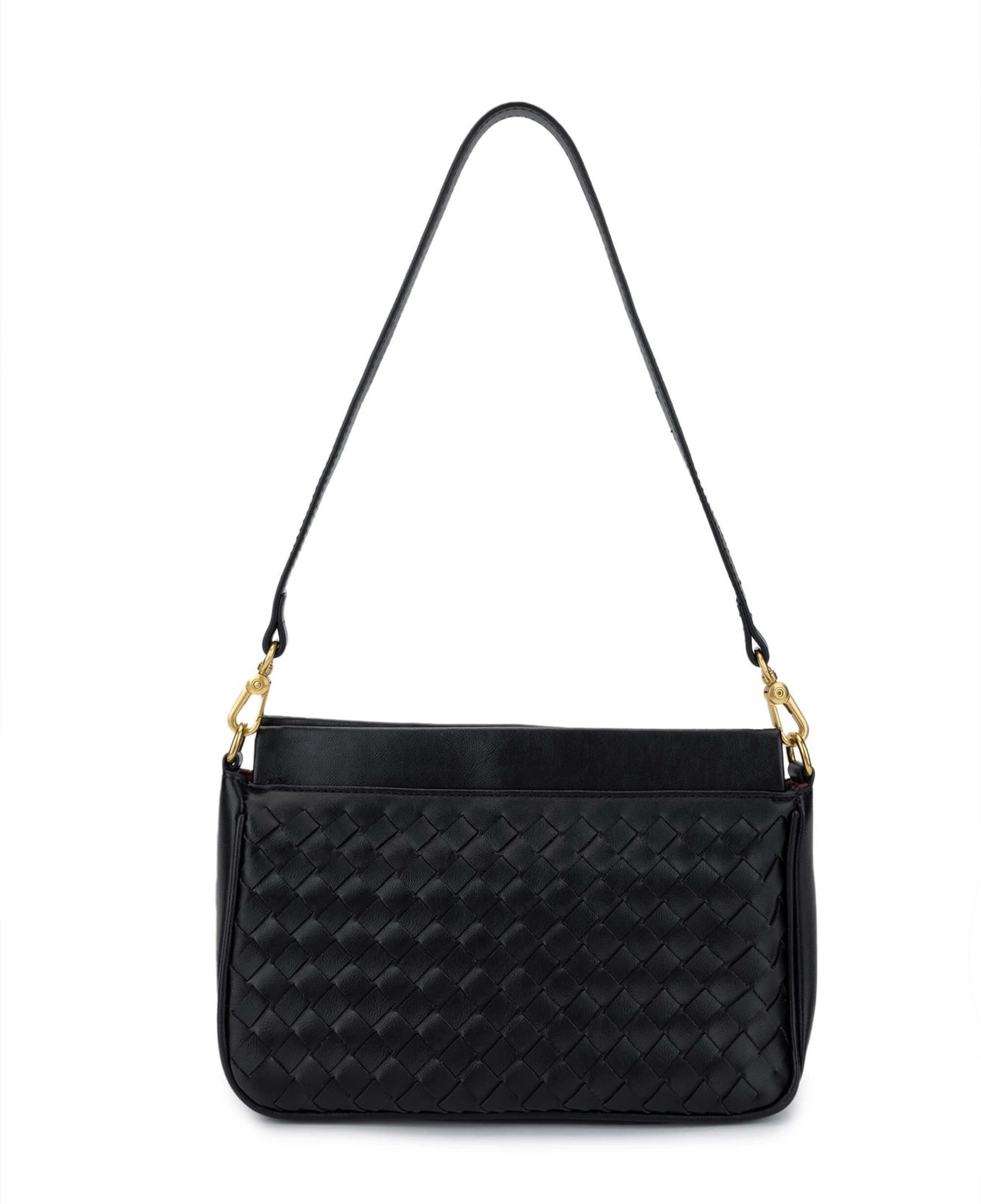 Tamer Tanca Kadın Vegan Siyah Omuz Çanta