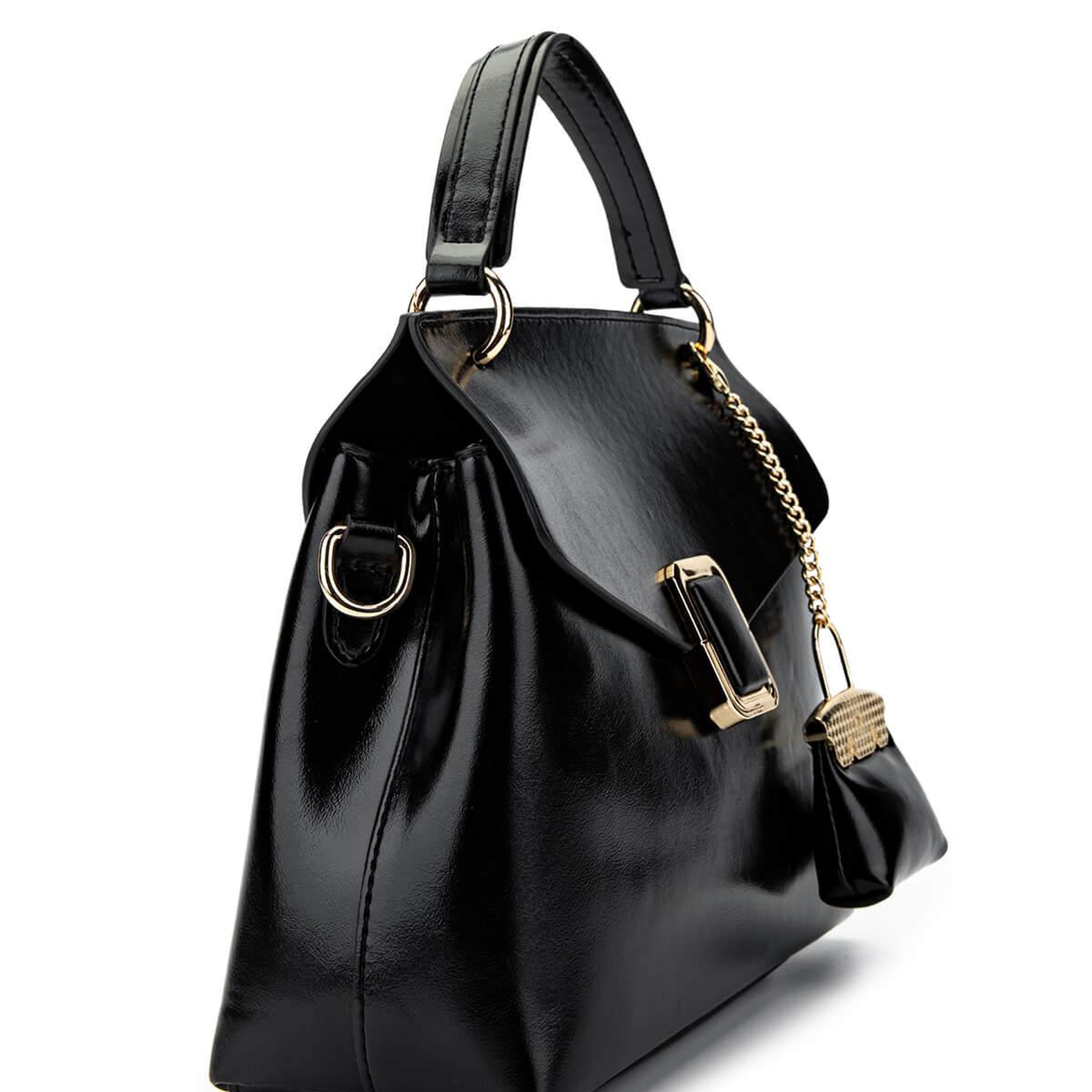 Tamer Tanca Kadın Vegan Siyah Omuz Çanta