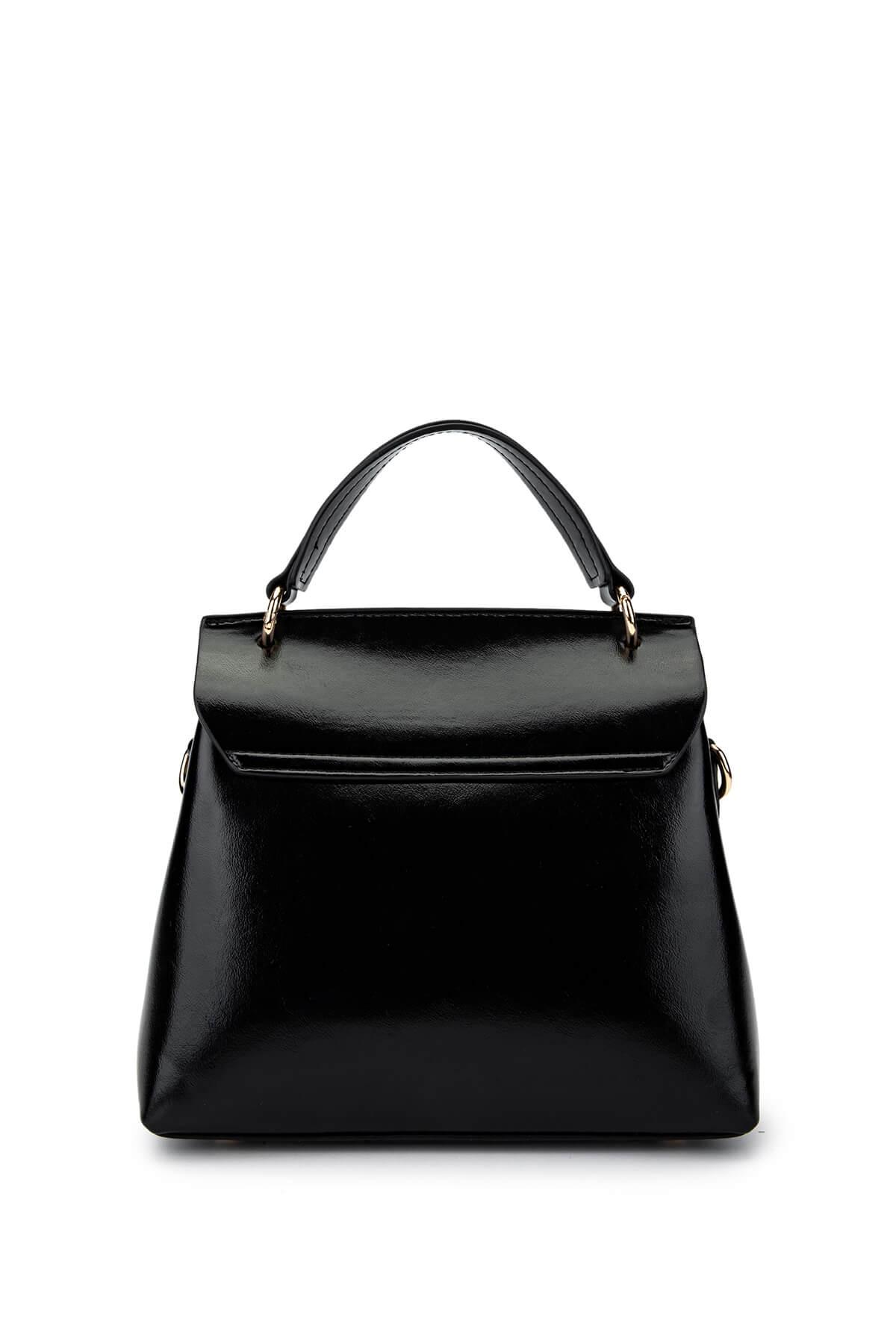 Tamer Tanca Kadın Vegan Siyah Omuz Çanta