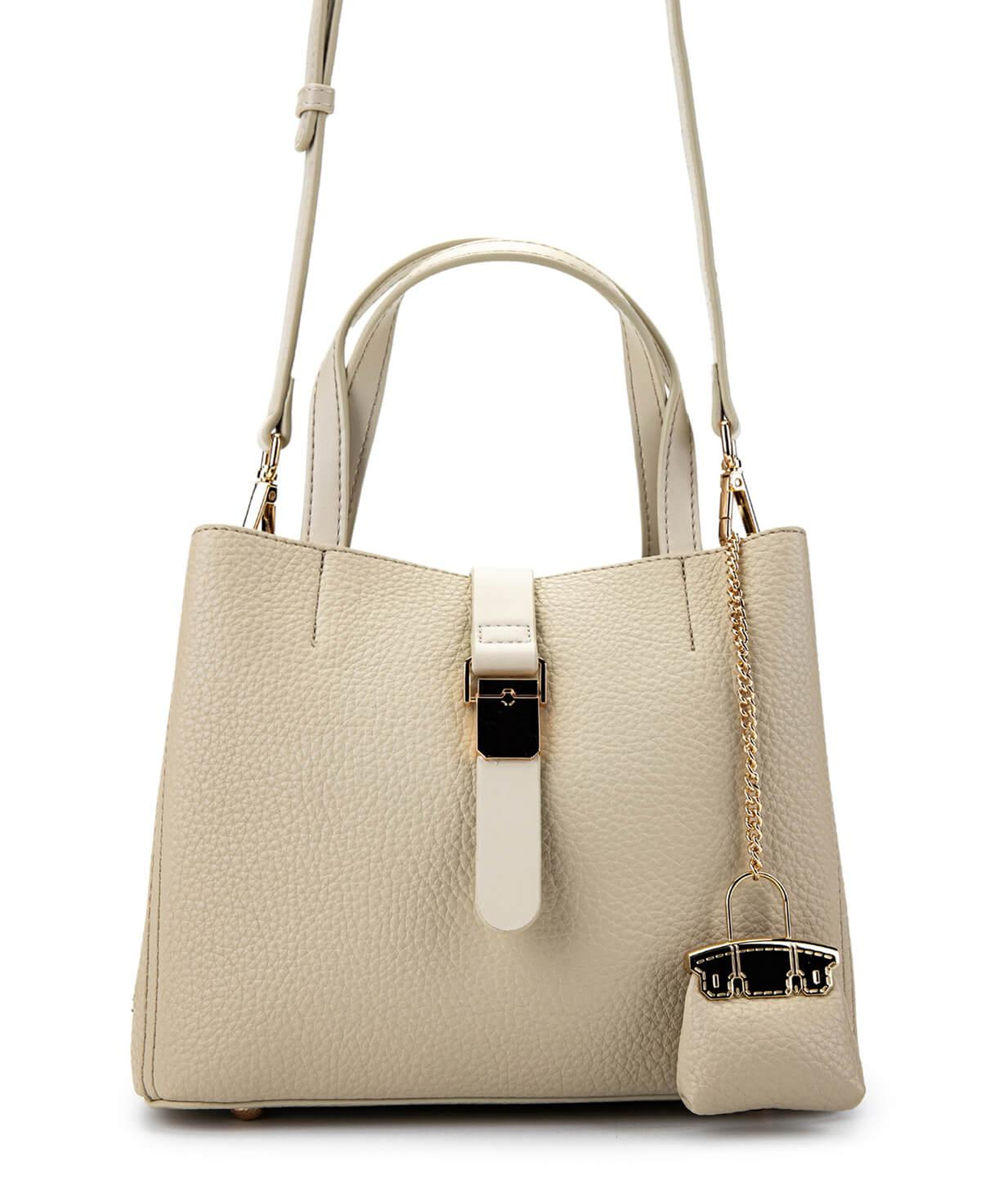 Tamer Tanca Kadın Vegan Bej Omuz Çanta