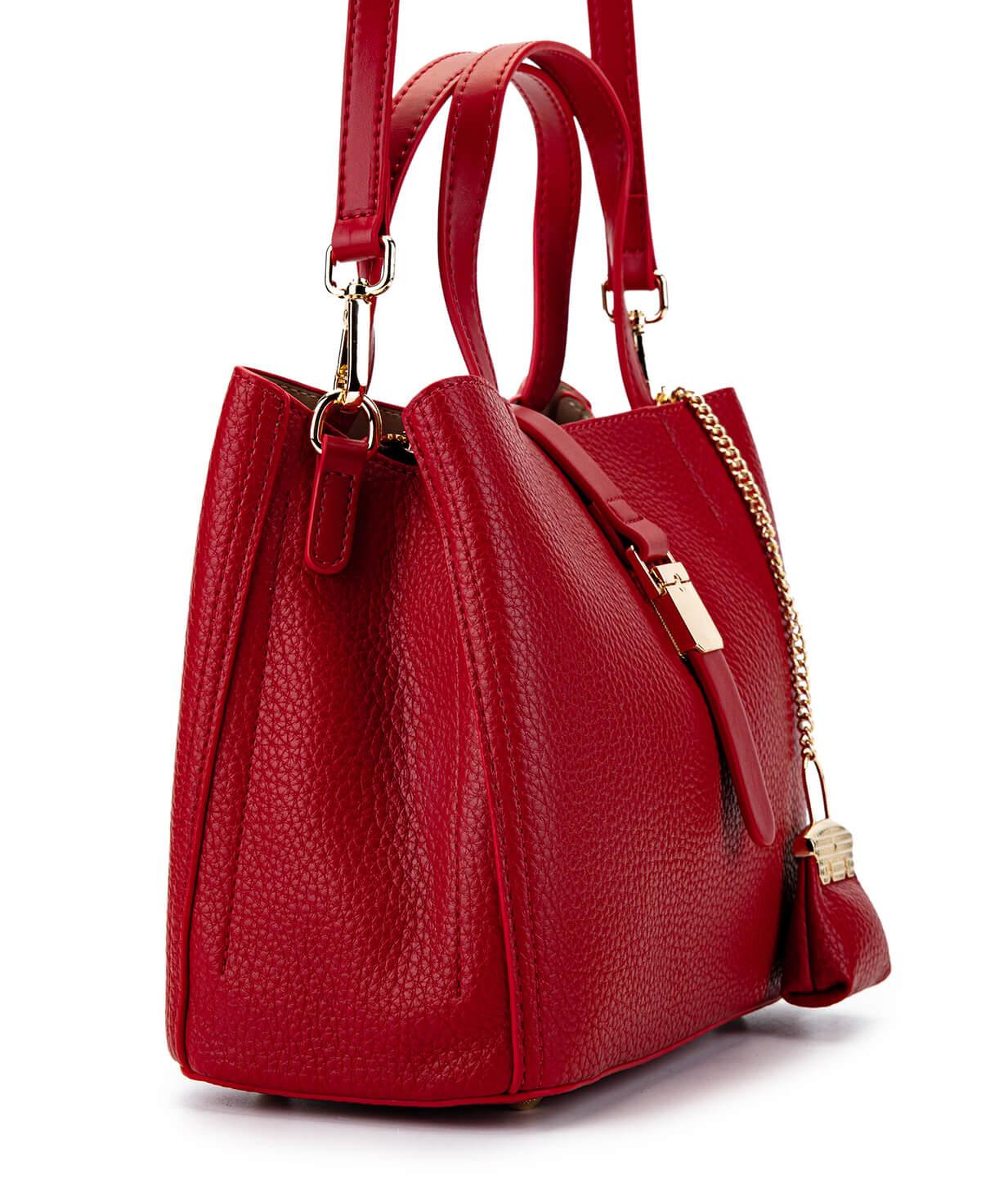 Tamer Tanca Kadın Vegan Kırmızı Omuz Çanta