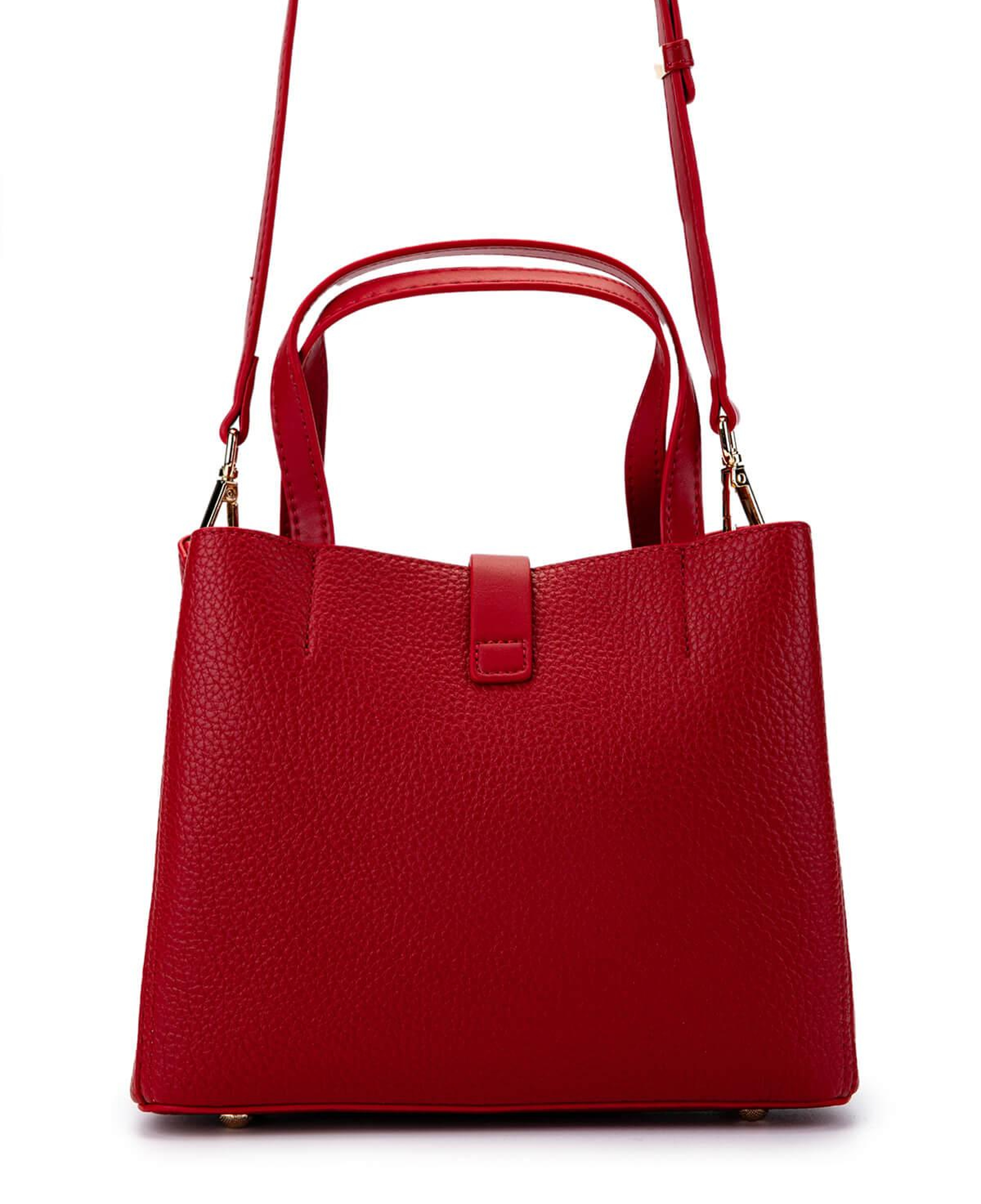 Tamer Tanca Kadın Vegan Kırmızı Omuz Çanta