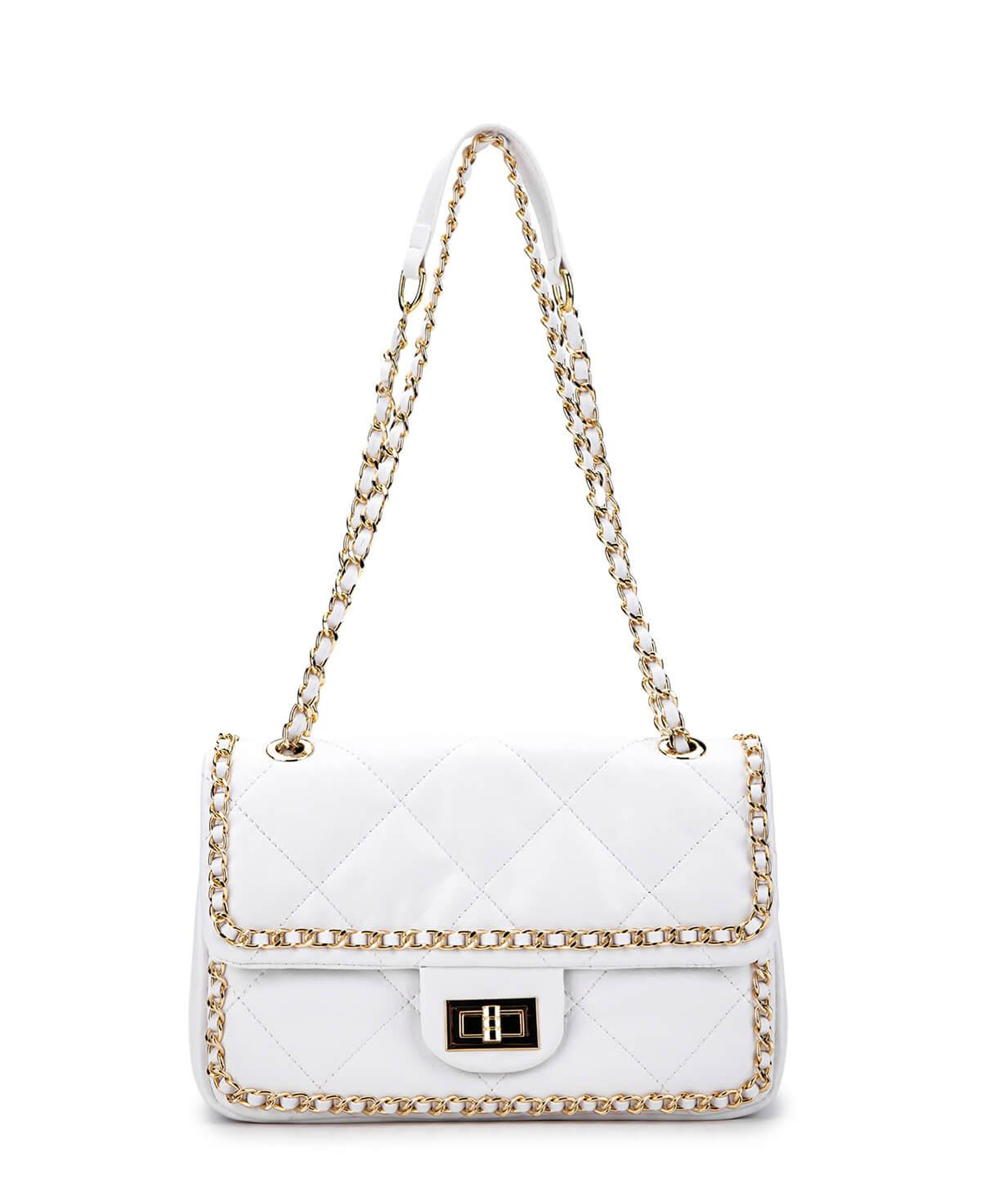 Tamer Tanca Kadın Vegan Beyaz Omuz Çanta