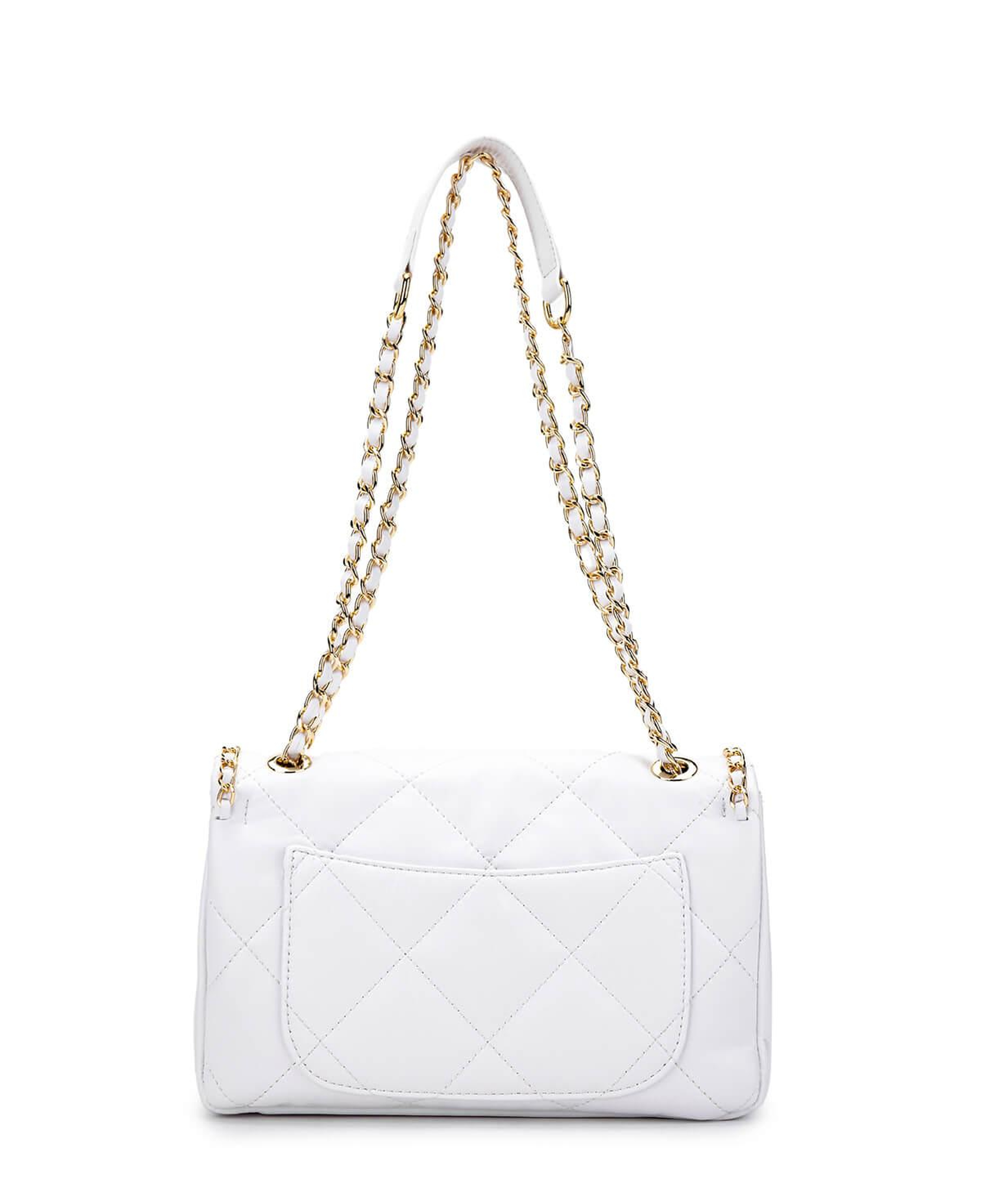 Tamer Tanca Kadın Vegan Beyaz Omuz Çanta