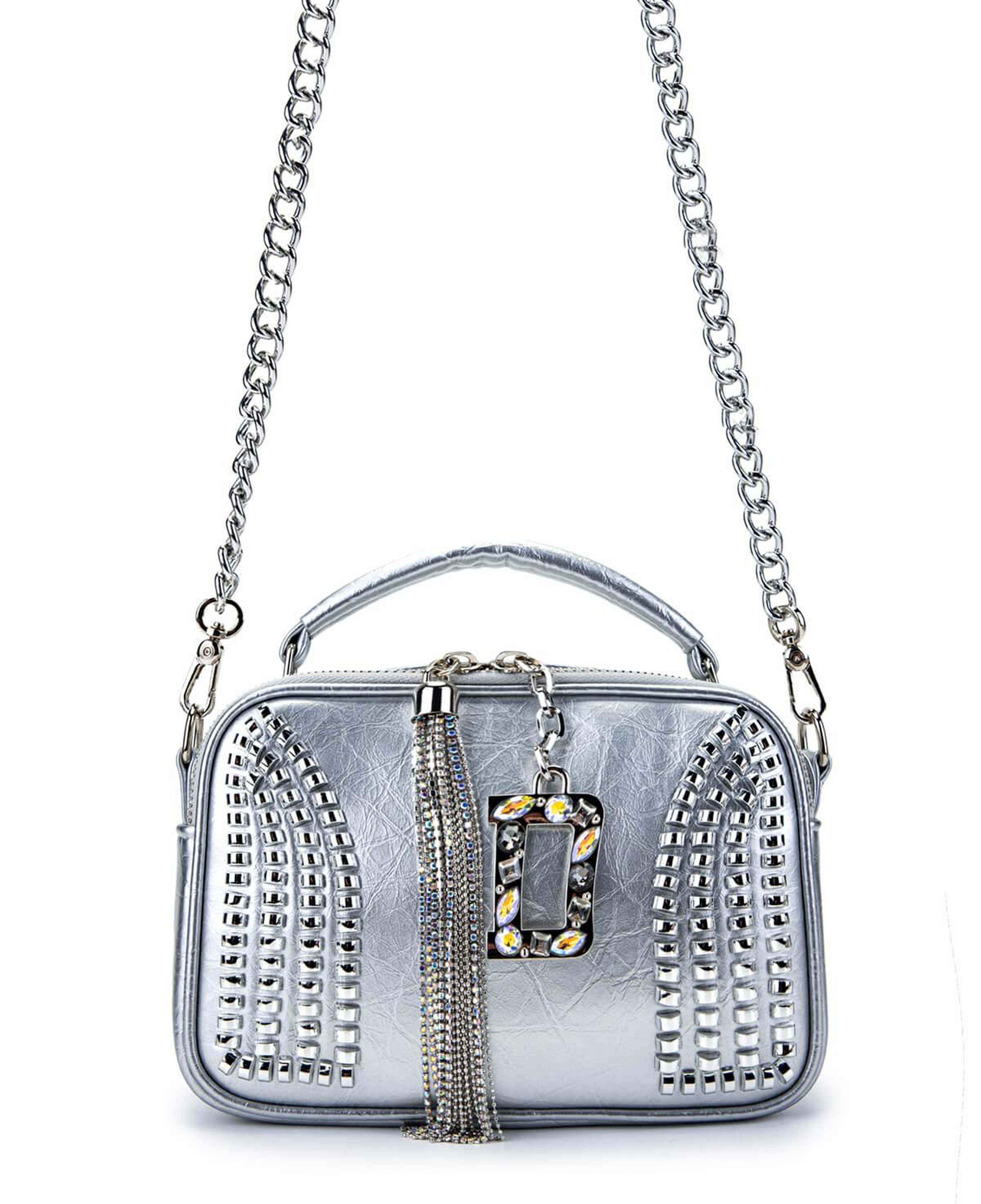 Tamer Tanca Kadın Vegan Gri Omuz Çanta