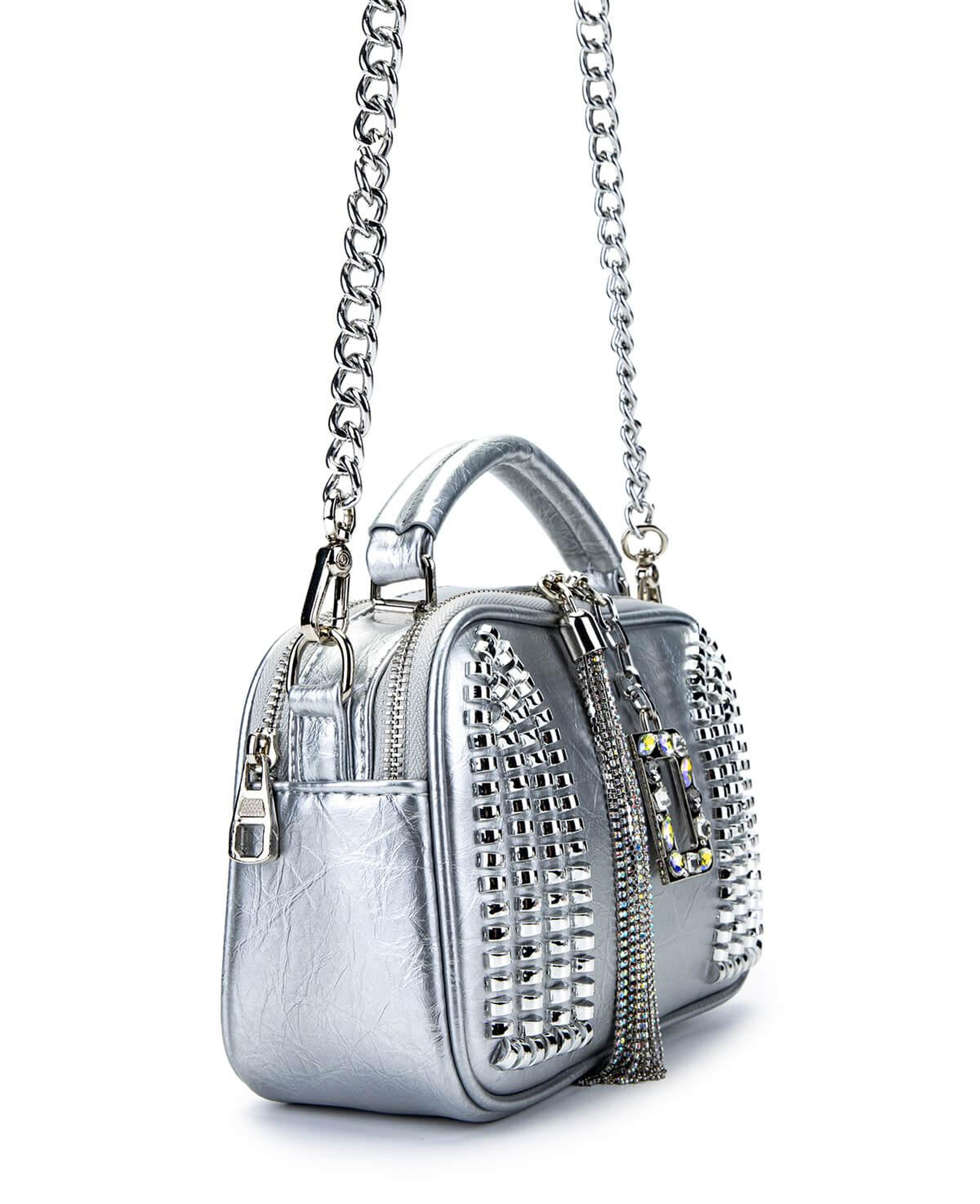 Tamer Tanca Kadın Vegan Gri Omuz Çanta