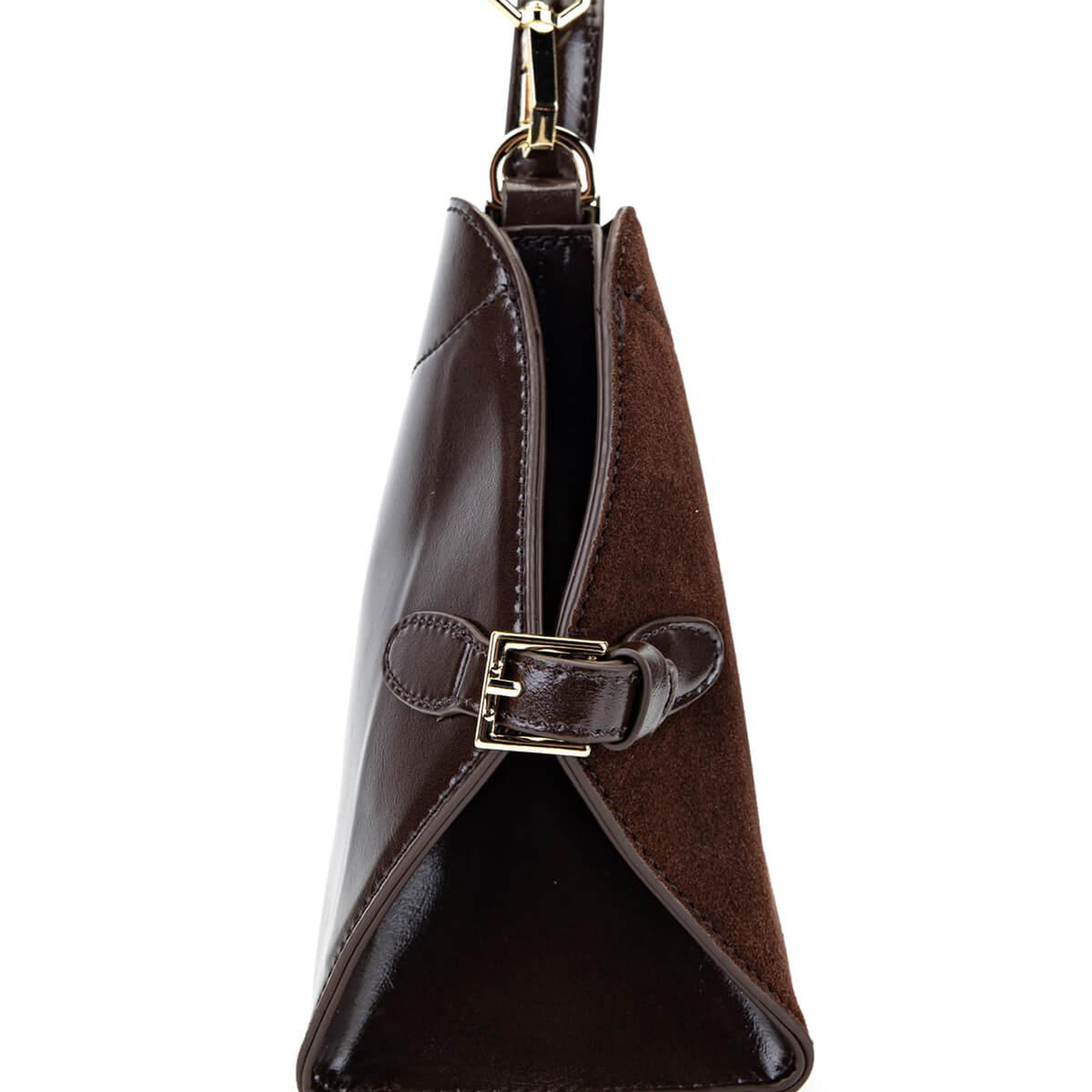 Tamer Tanca Kadın Suni Deri Kahverengi Omuz Çanta