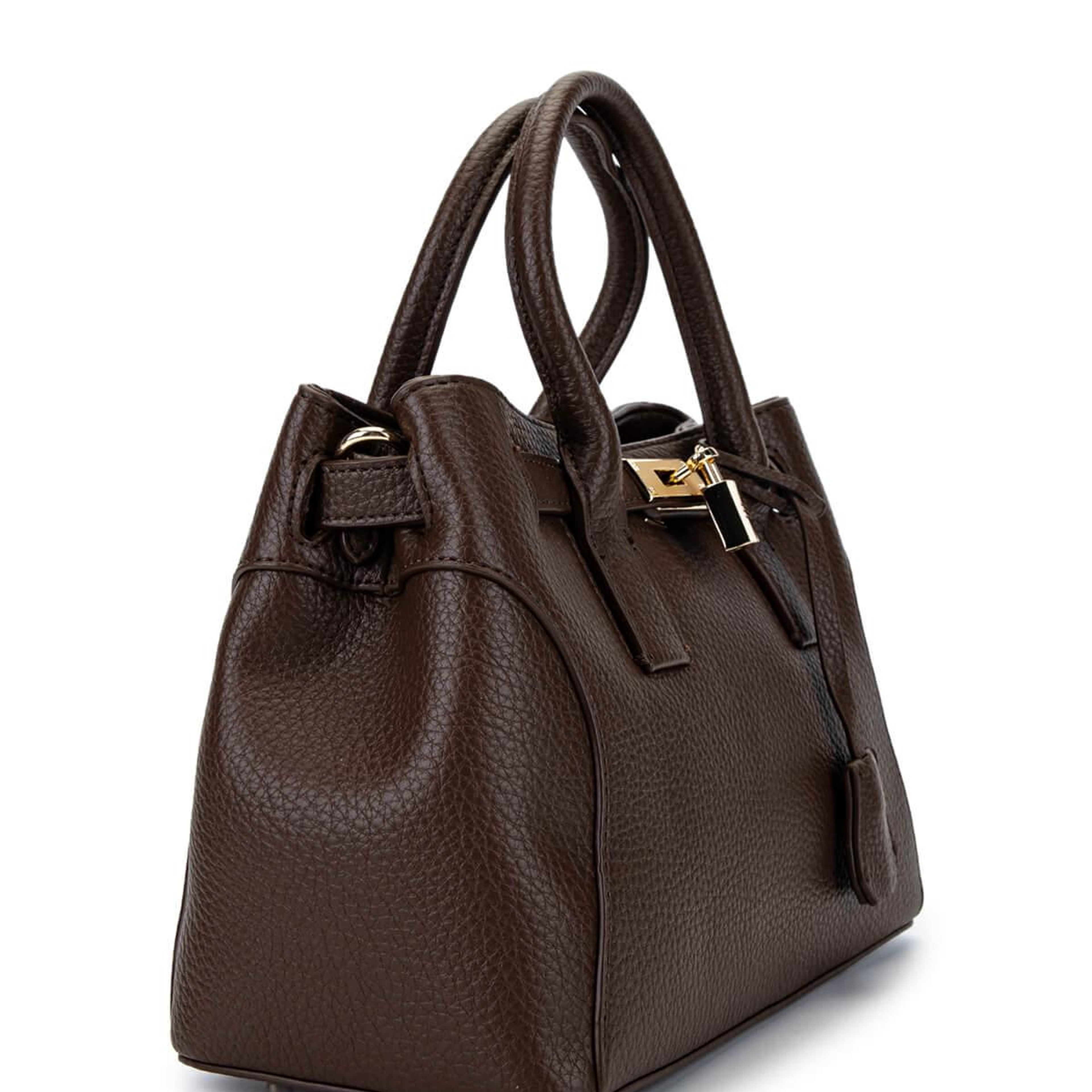 Tamer Tanca Kadın Suni Deri Kahverengi Omuz Çanta