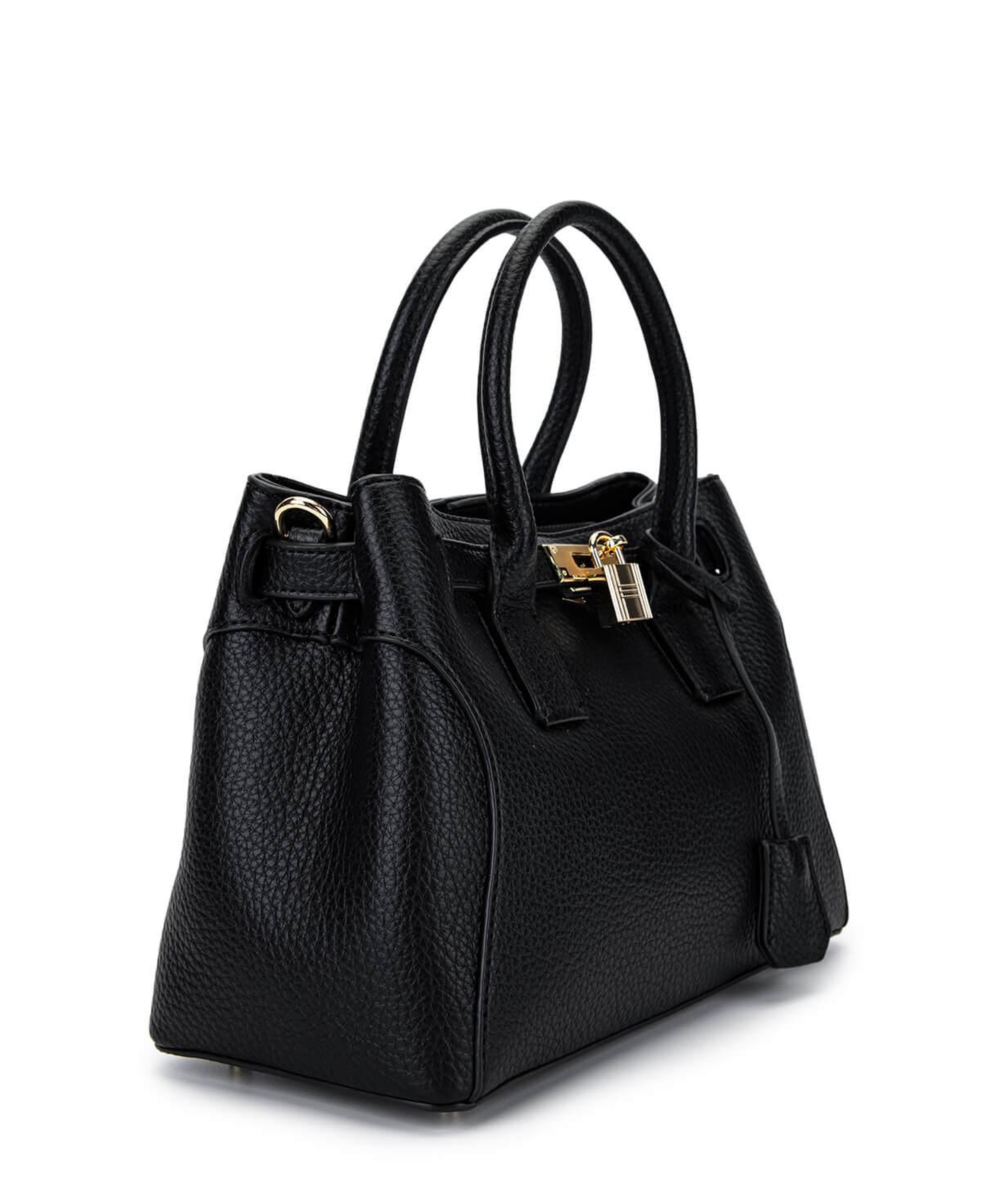 Tamer Tanca Kadın Suni Deri Siyah Omuz Çanta