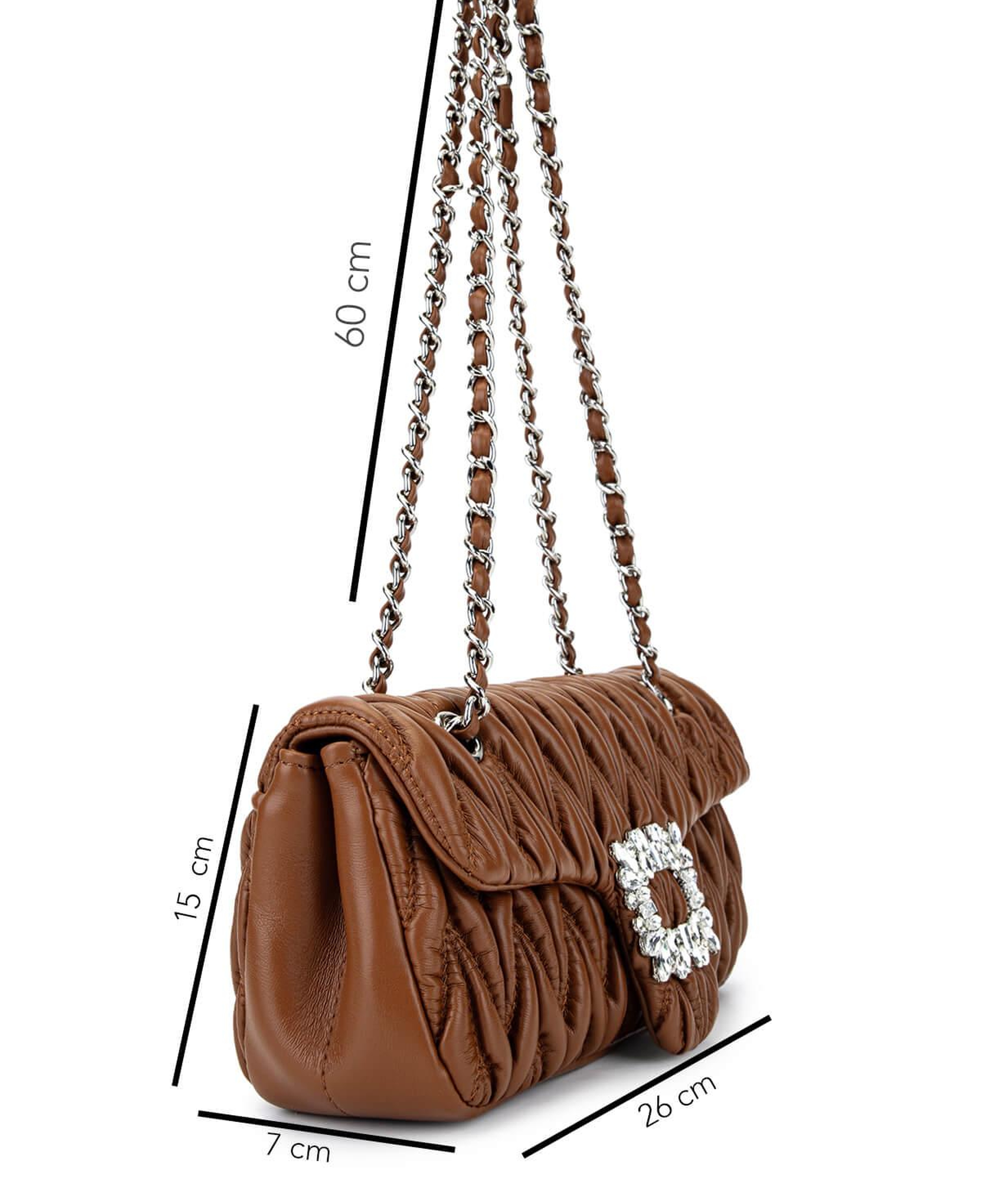 Tamer Tanca Kadın Suni Deri Camel Omuz Çanta