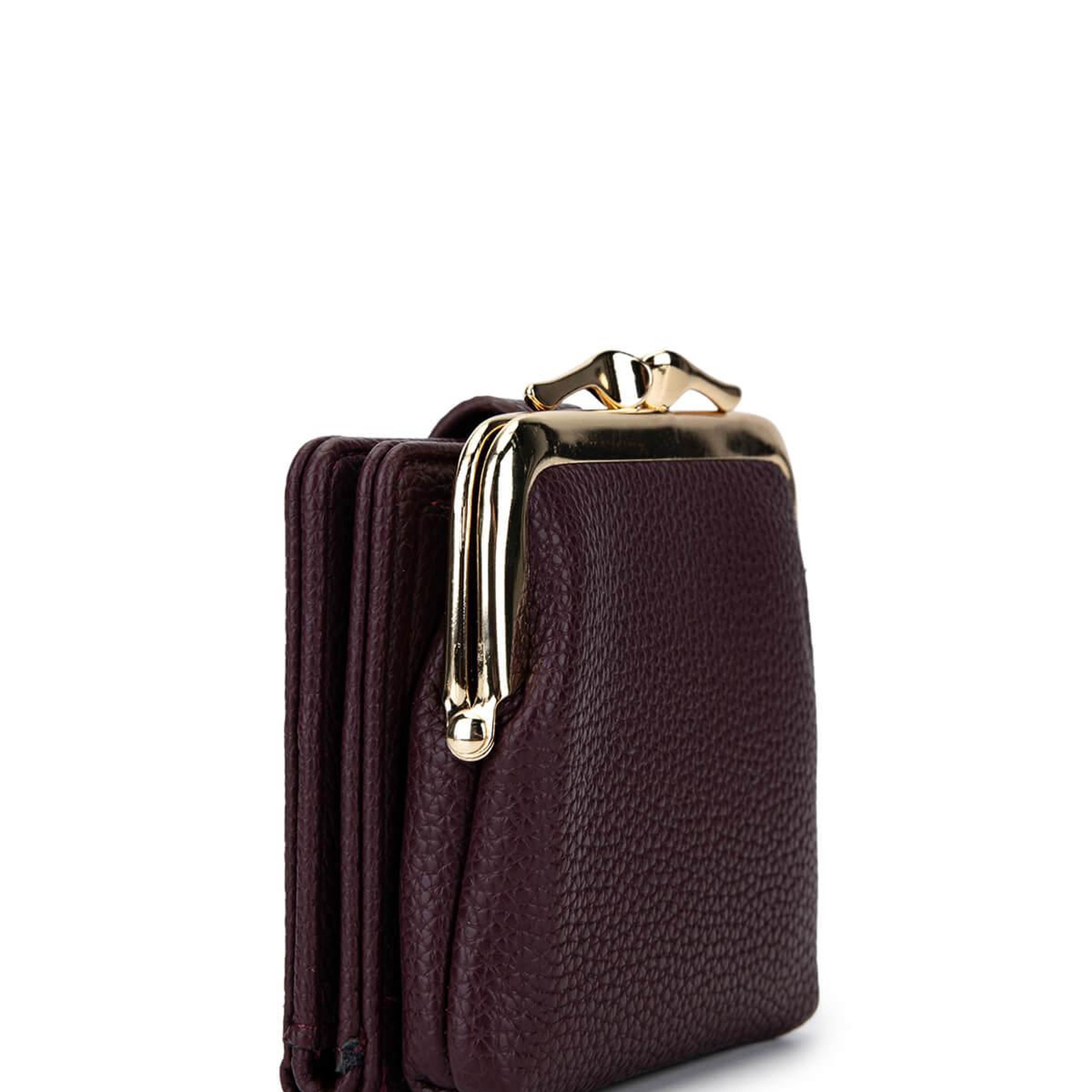 Tamer Tanca Kadın Suni Deri Bordo Cüzdan