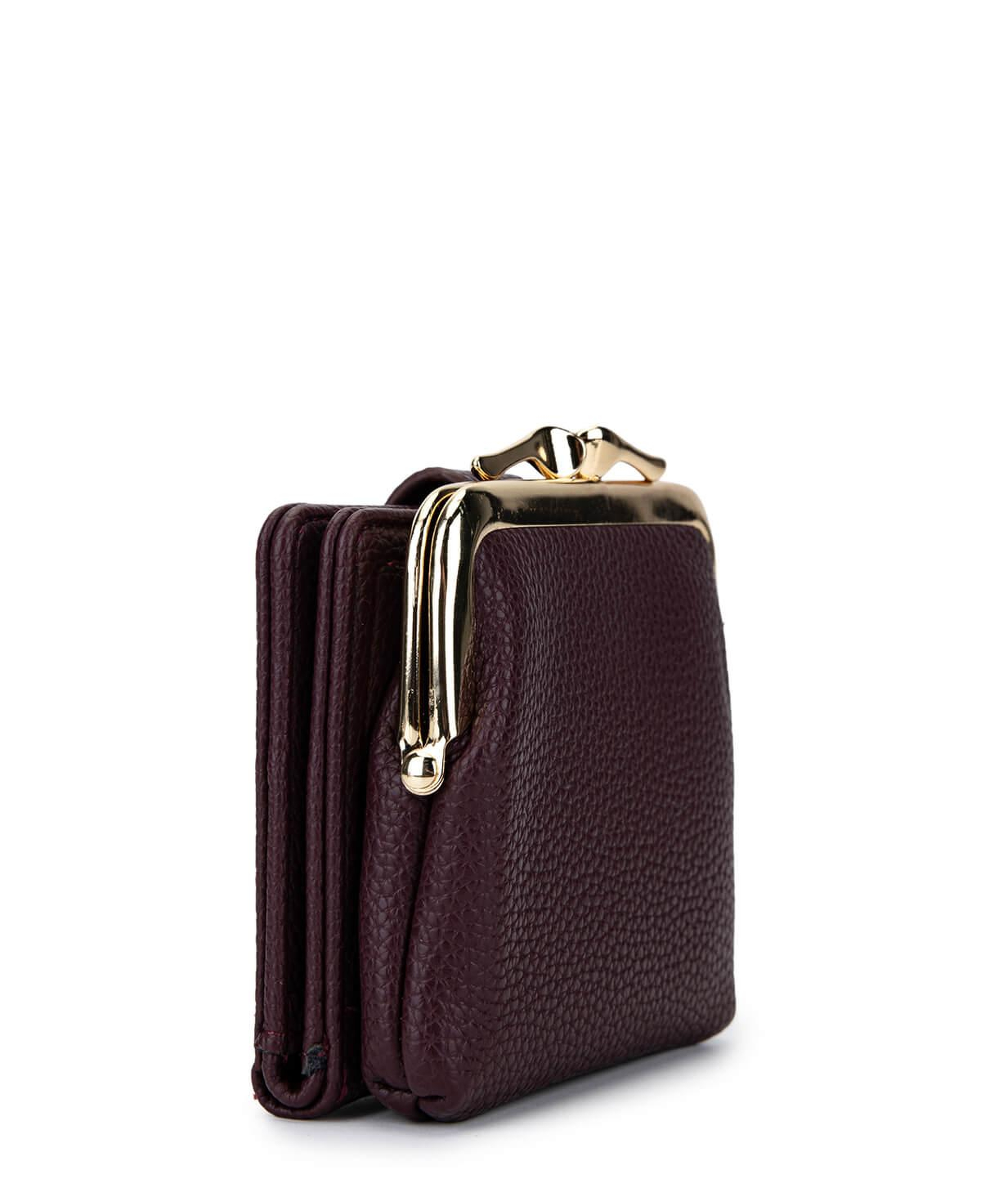 Tamer Tanca Kadın Suni Deri Bordo Cüzdan