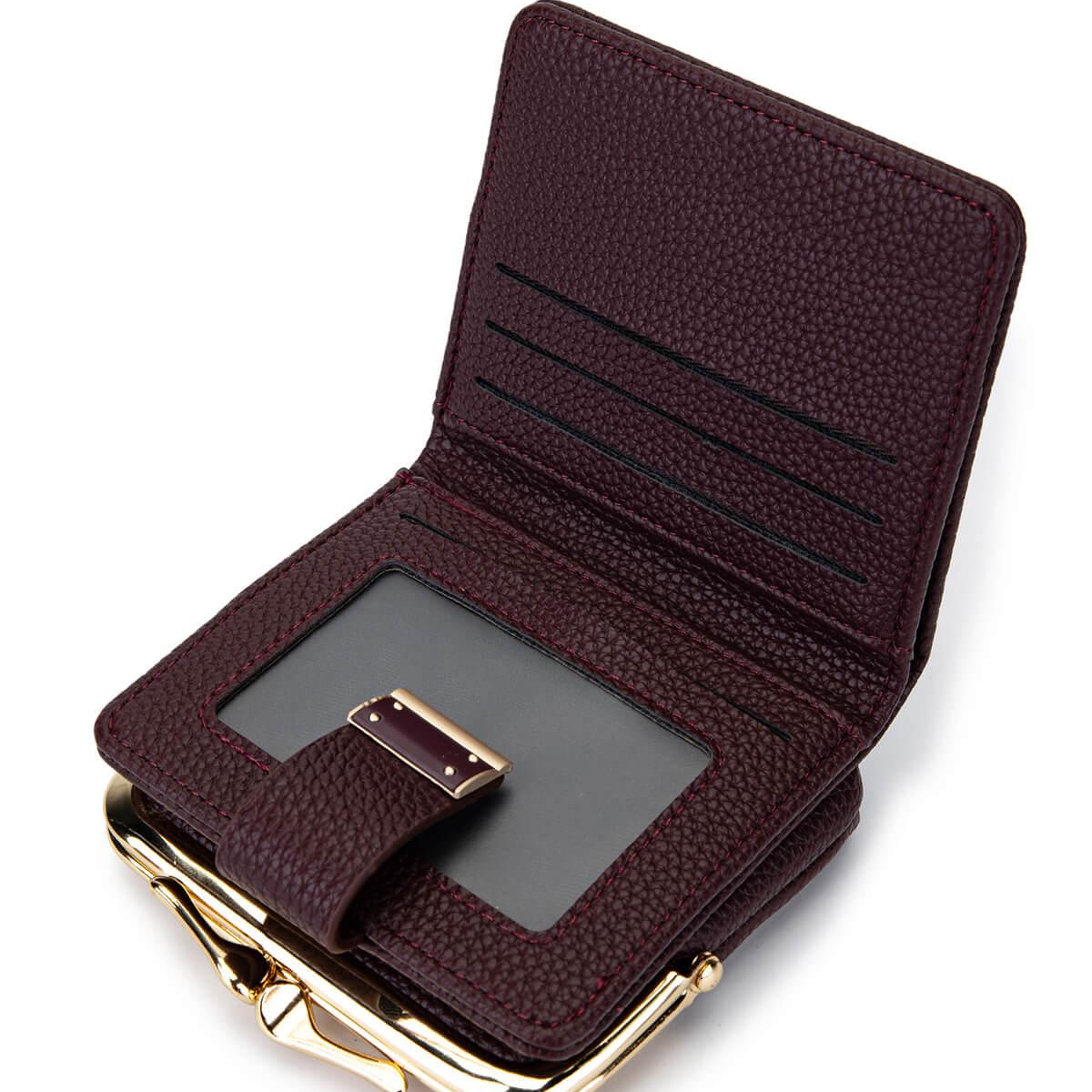 Tamer Tanca Kadın Suni Deri Bordo Cüzdan