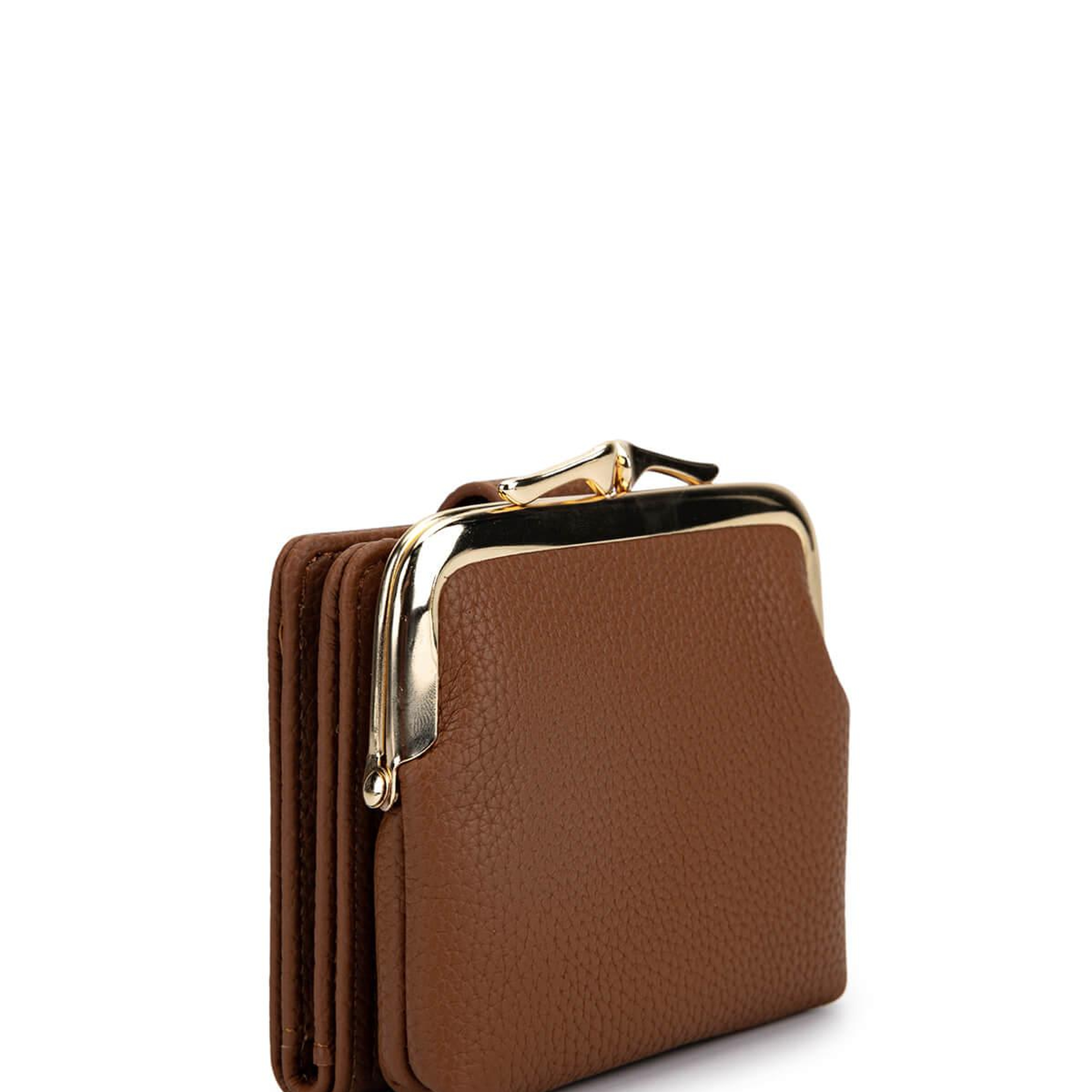 Tamer Tanca Kadın Suni Deri Camel Cüzdan