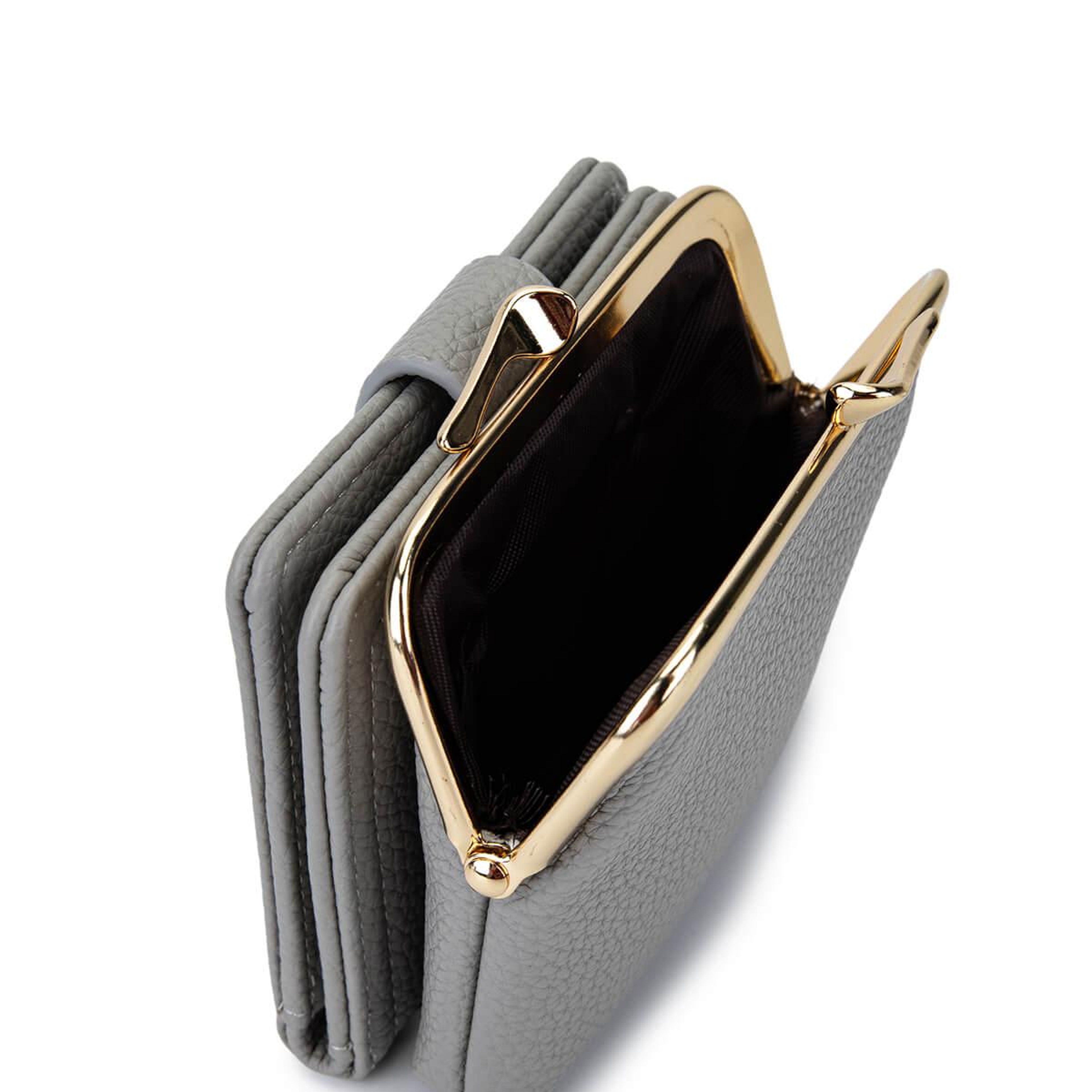 Tamer Tanca Kadın Suni Deri Gri Cüzdan