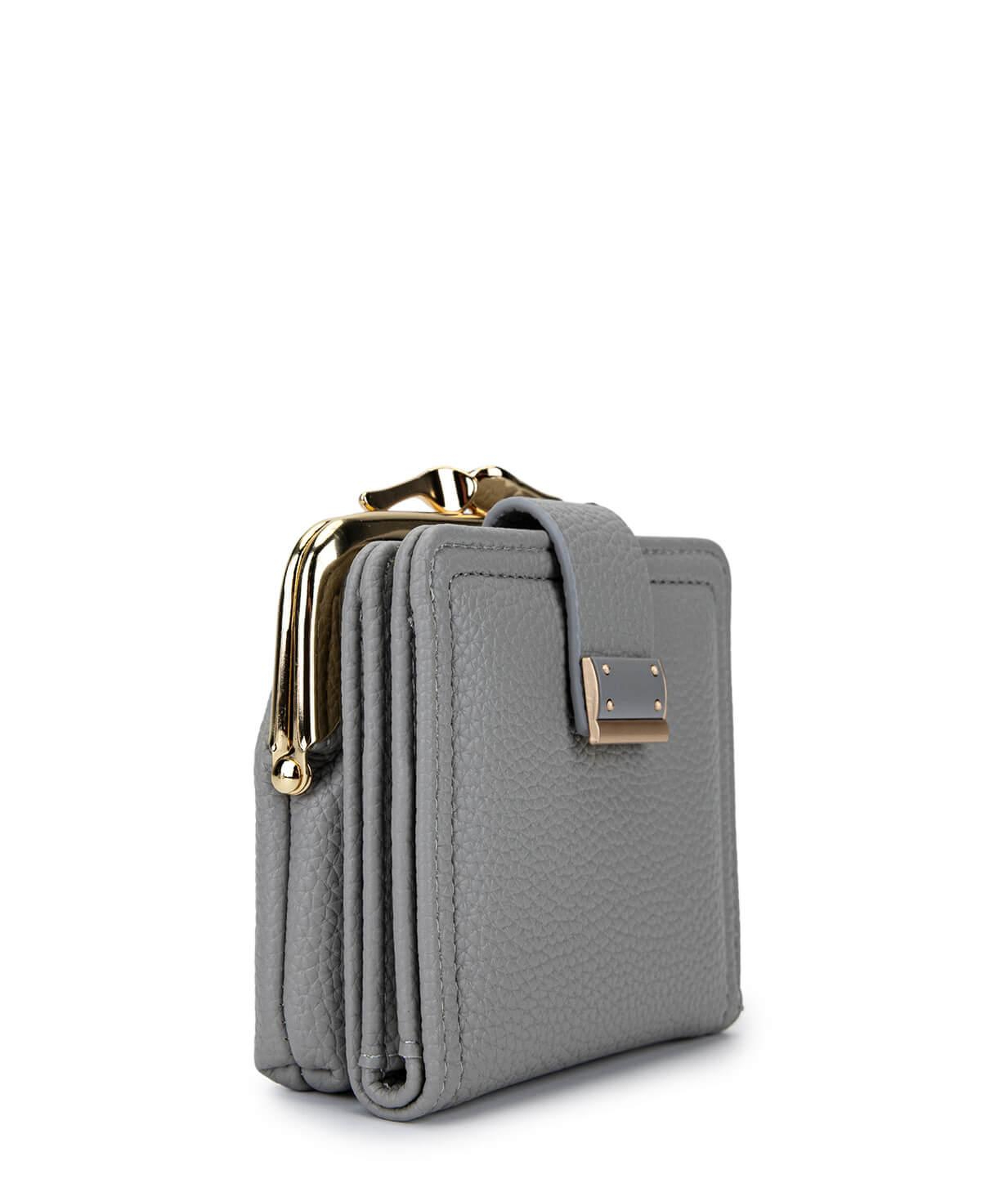 Tamer Tanca Kadın Suni Deri Gri Cüzdan